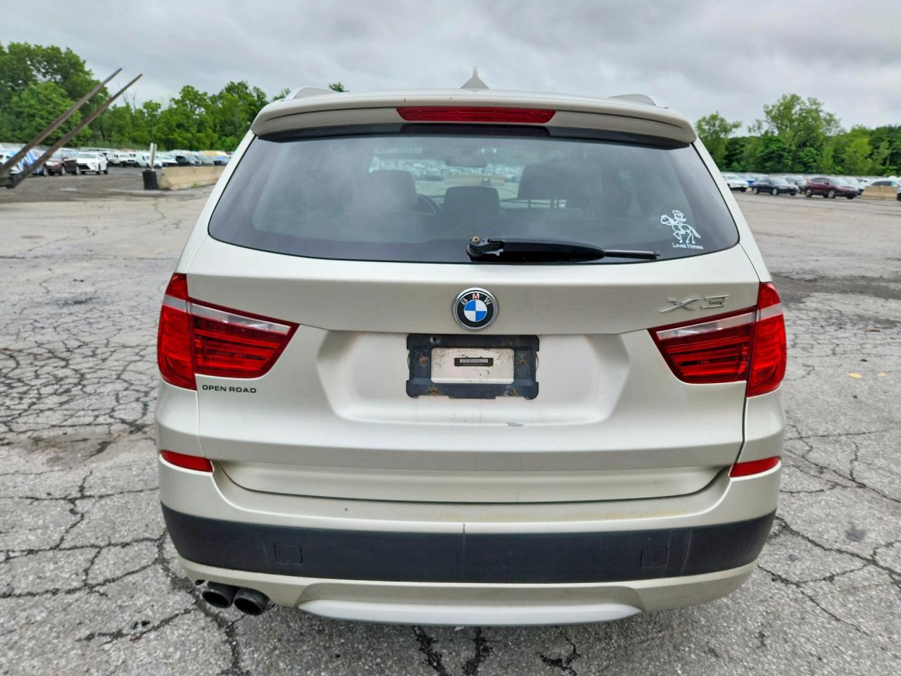 2011 Bmw X3 Xdrive35i Beige vin: 5UXWX7C53BLT78965