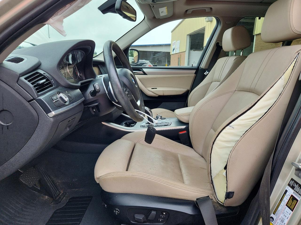 2011 Bmw X3 Xdrive35i Beige vin: 5UXWX7C53BLT78965