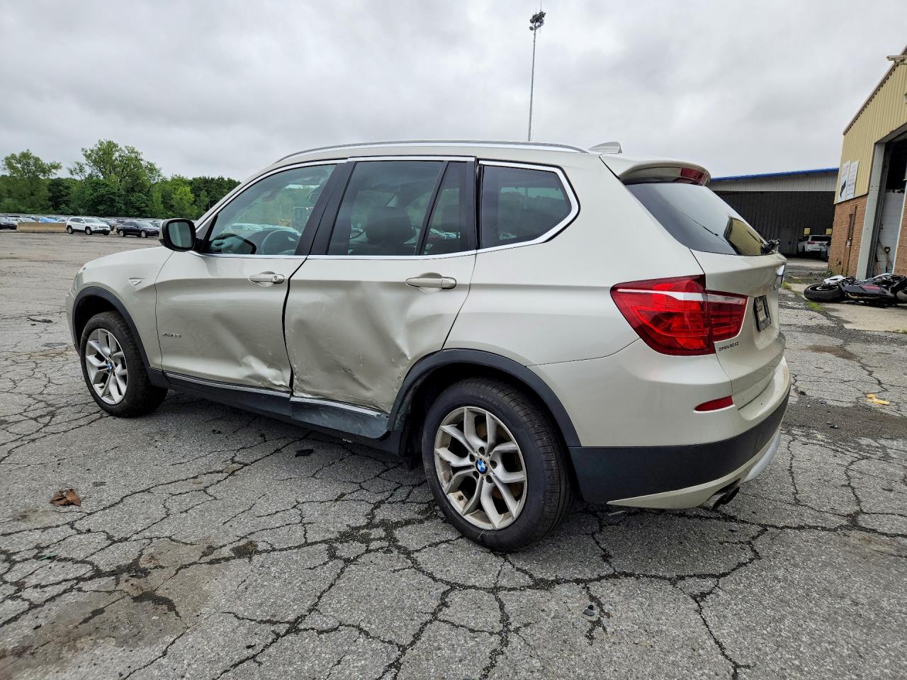 2011 Bmw X3 Xdrive35i Beige vin: 5UXWX7C53BLT78965