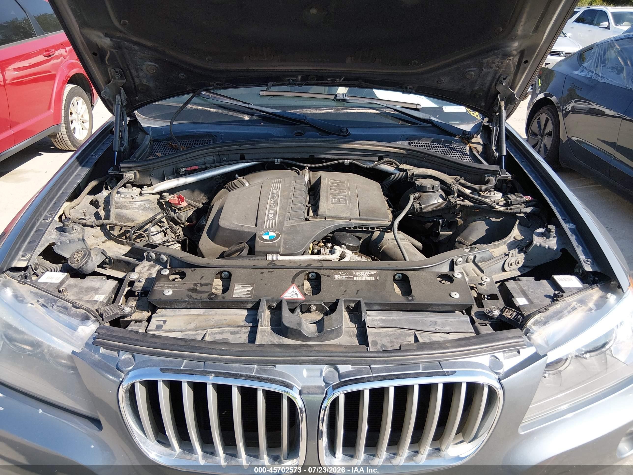 2012 Bmw X3 Xdrive35i Silver vin: 5UXWX7C53CL736521