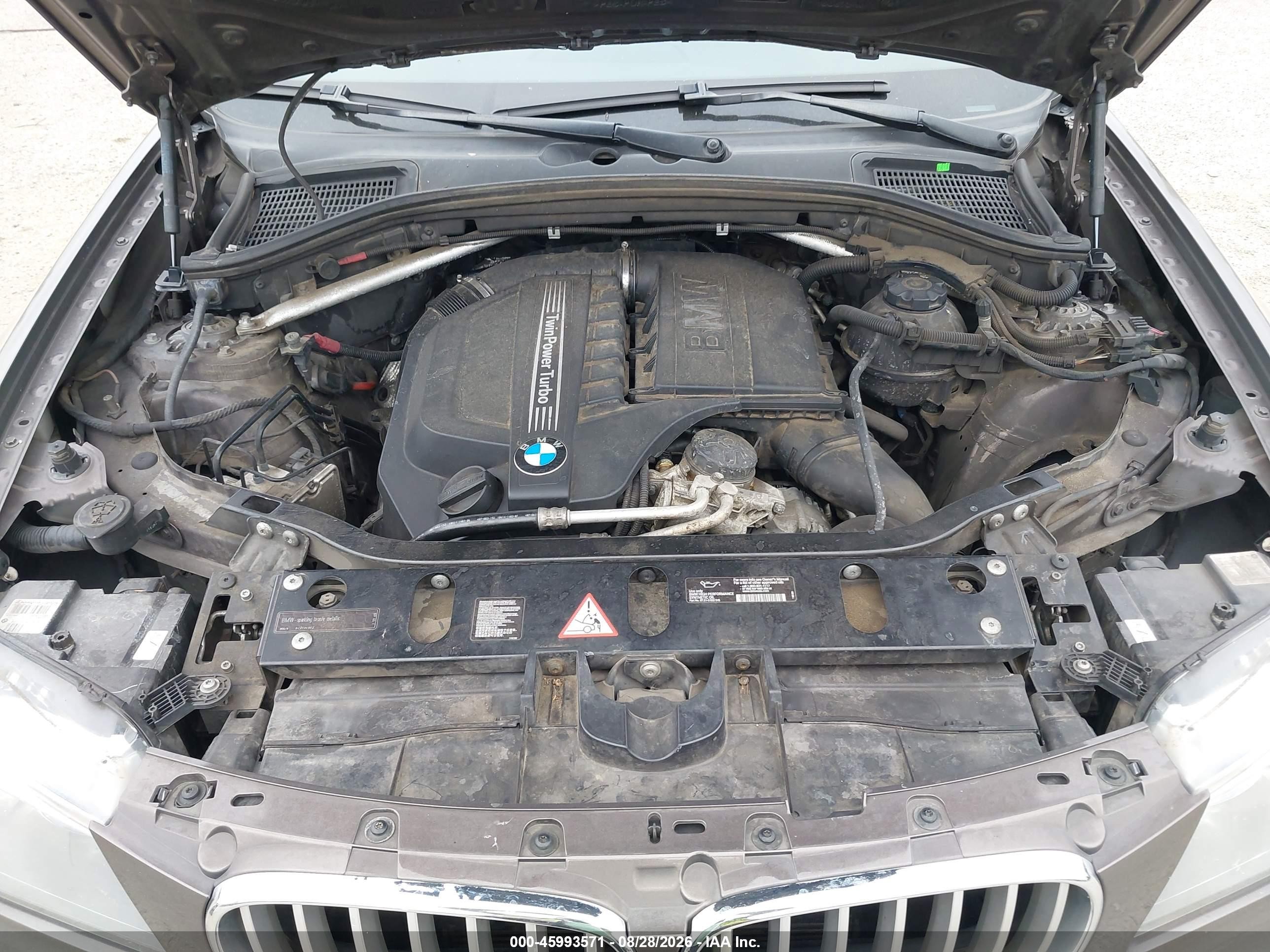 2012 Bmw X3 Xdrive35i Brown vin: 5UXWX7C53CL975342