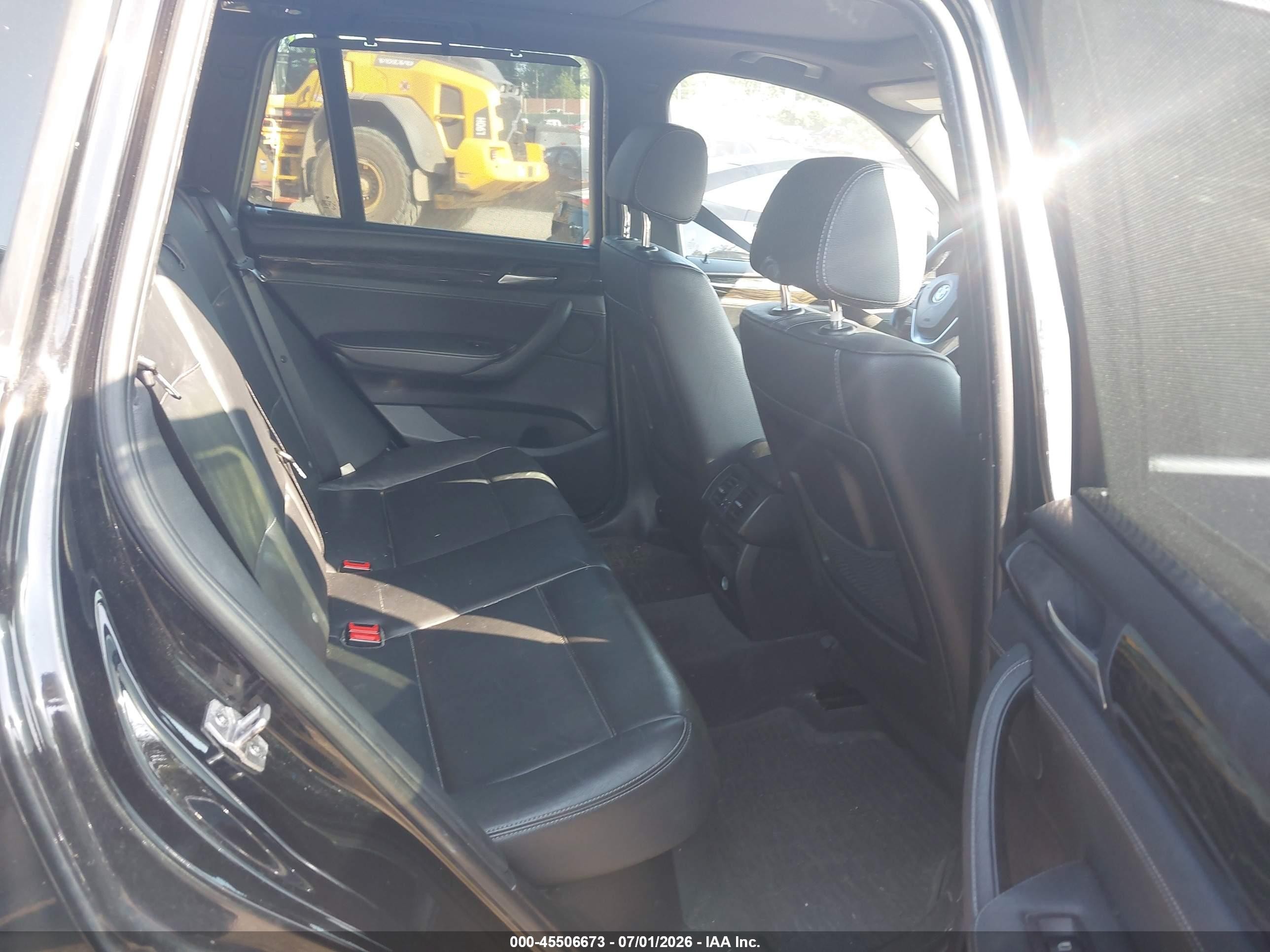 2013 Bmw X3 Xdrive35i Black vin: 5UXWX7C53DL980218