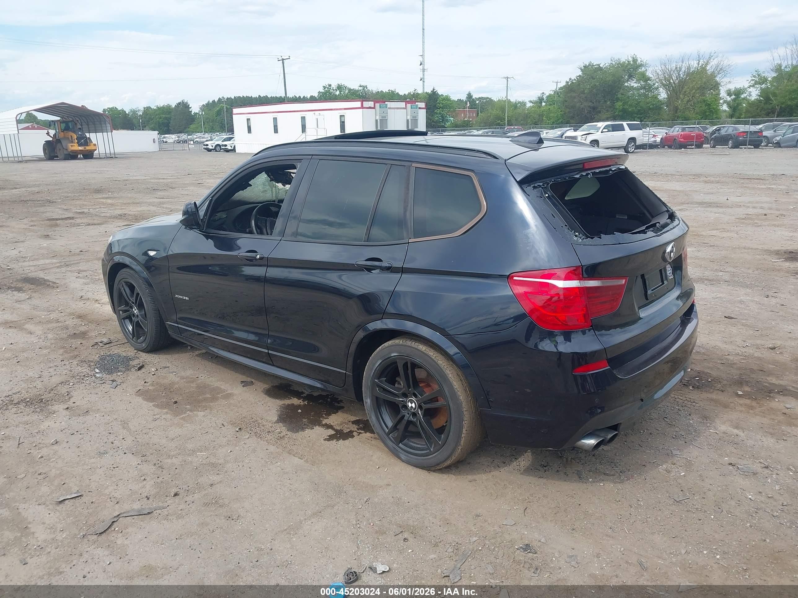 2013 Bmw X3 Xdrive35i Black vin: 5UXWX7C53DL981451