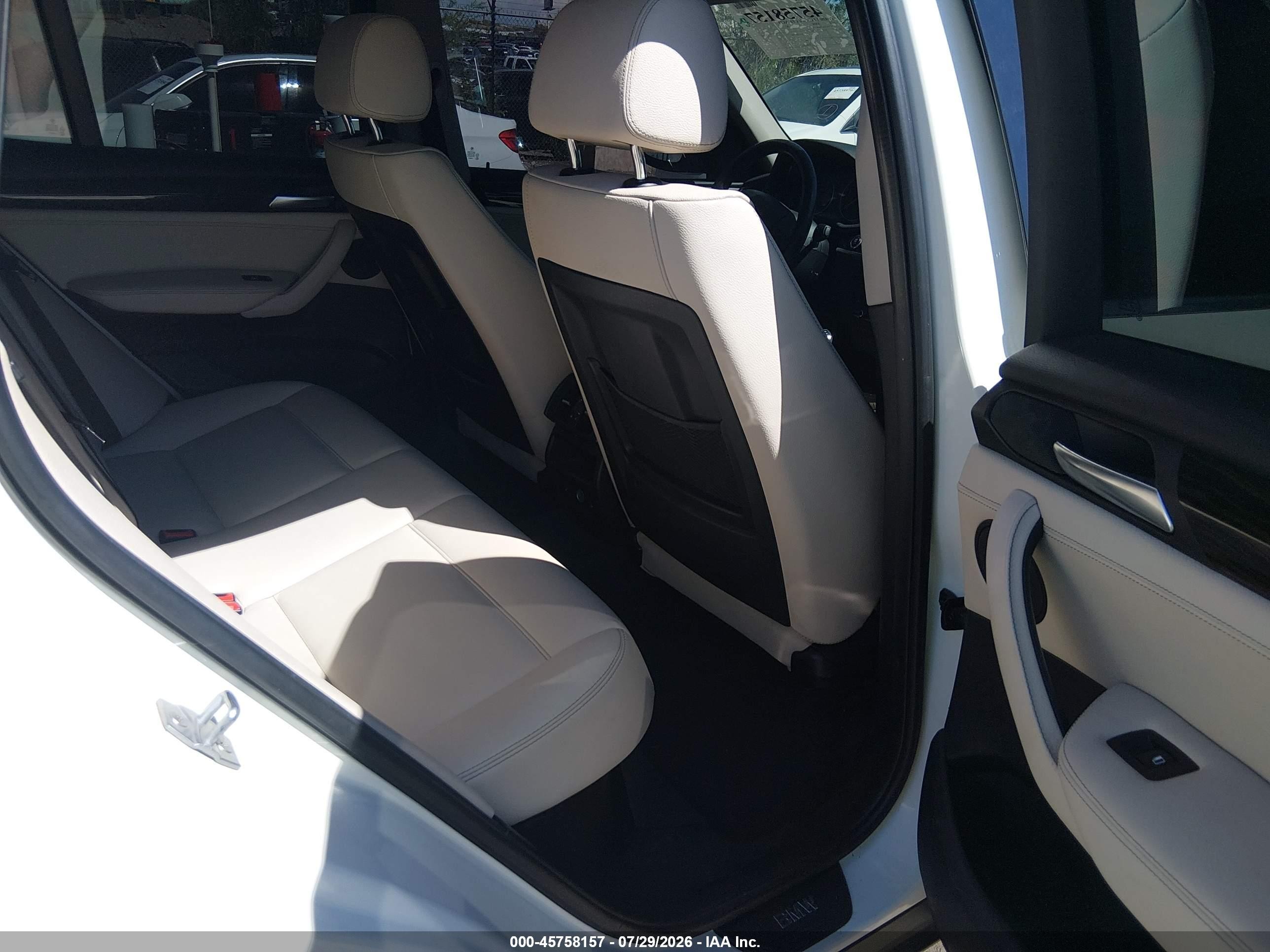 2014 Bmw X3 Xdrive35i White vin: 5UXWX7C53E0E77312