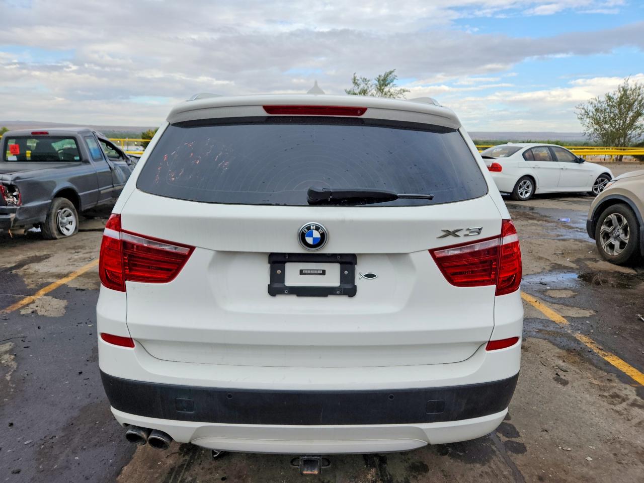 2014 Bmw X3 Xdrive35i Белый vin: 5UXWX7C53E0E77312