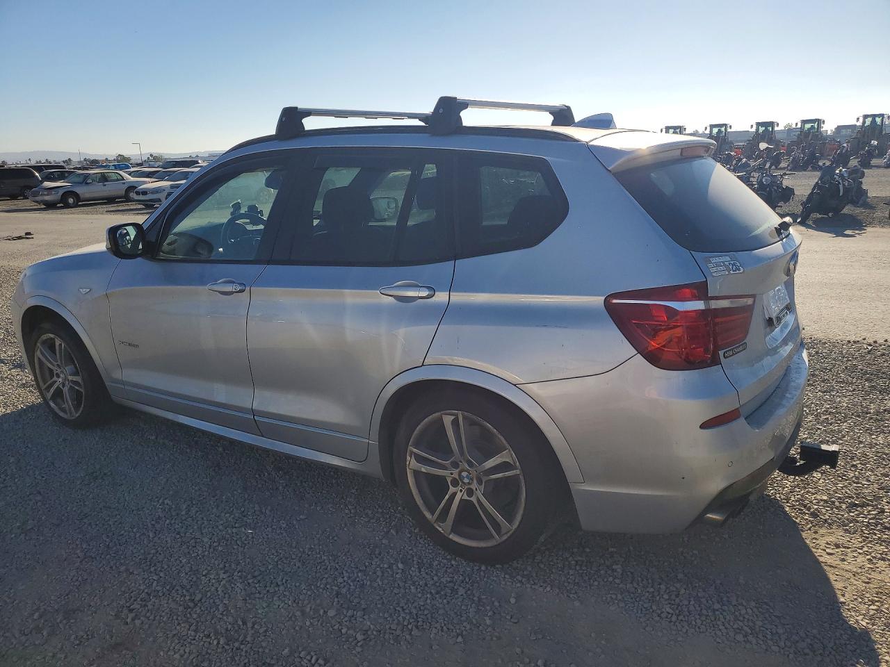 2014 Bmw X3 Silver vin: 5UXWX7C53E0E79335