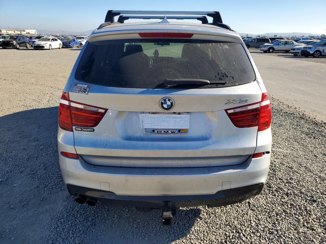 2014 Bmw X3 Silver vin: 5UXWX7C53E0E79335