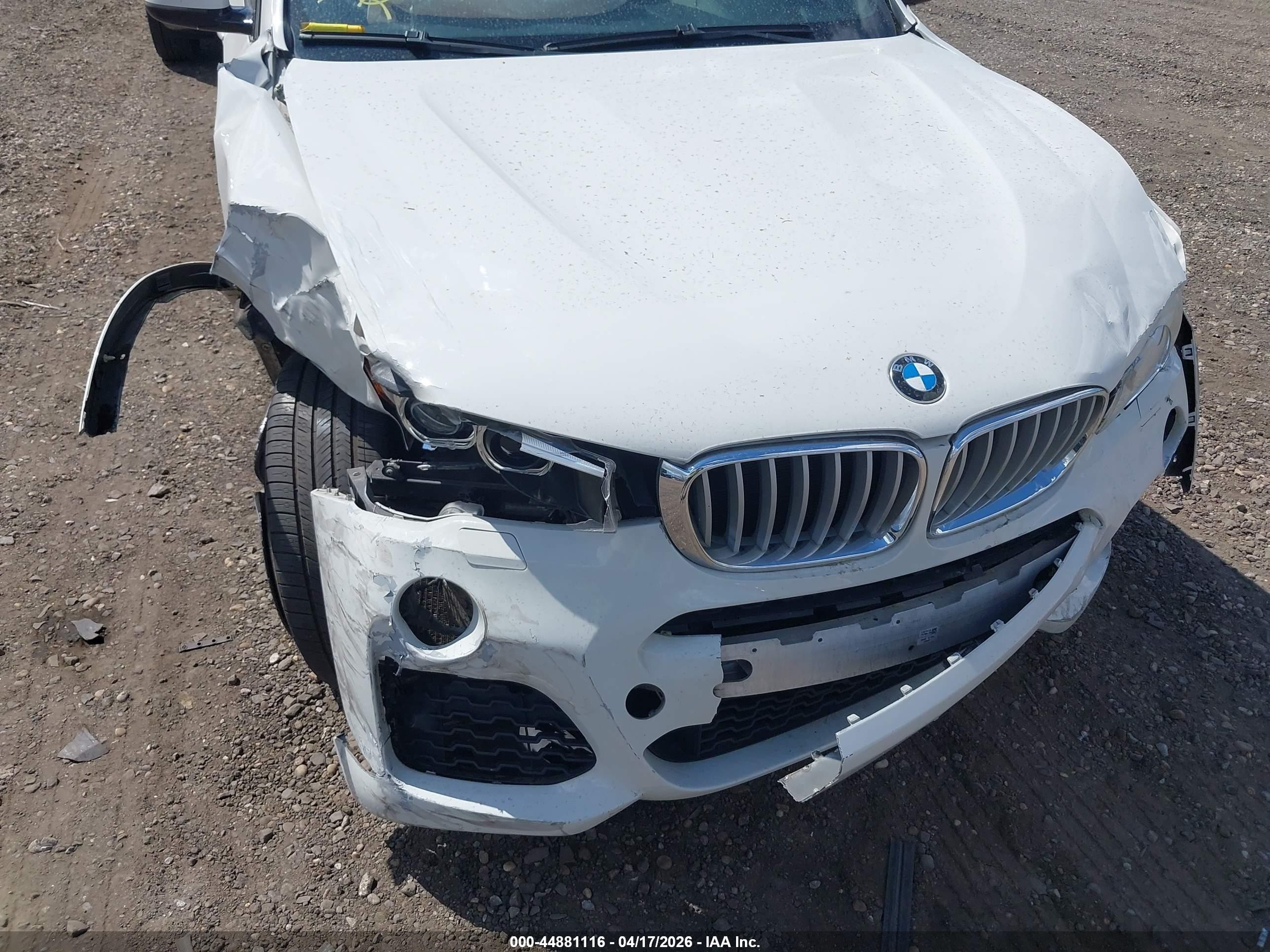 2015 Bmw X3 Xdrive35i White vin: 5UXWX7C53F0K32153