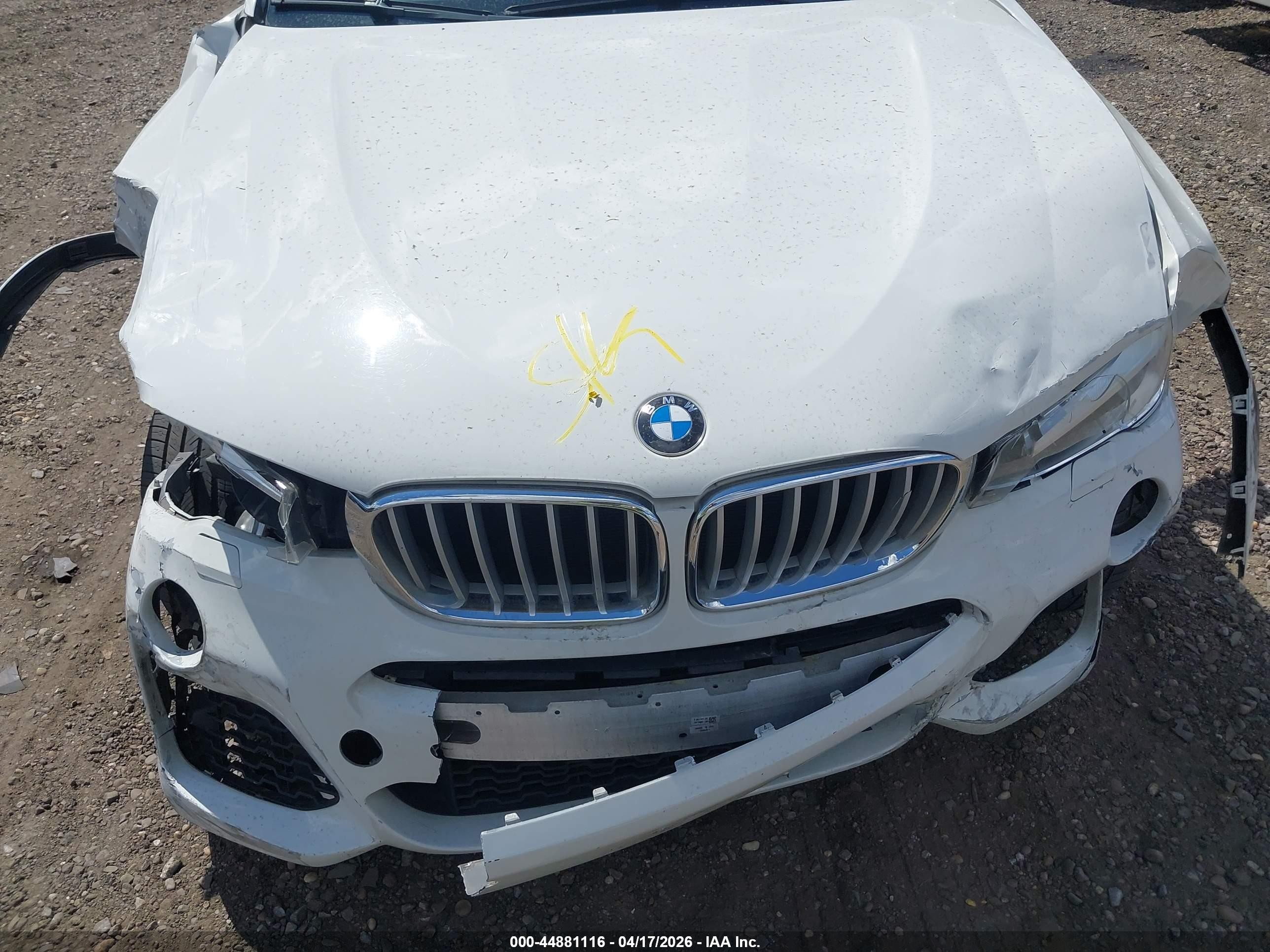 2015 Bmw X3 Xdrive35i White vin: 5UXWX7C53F0K32153