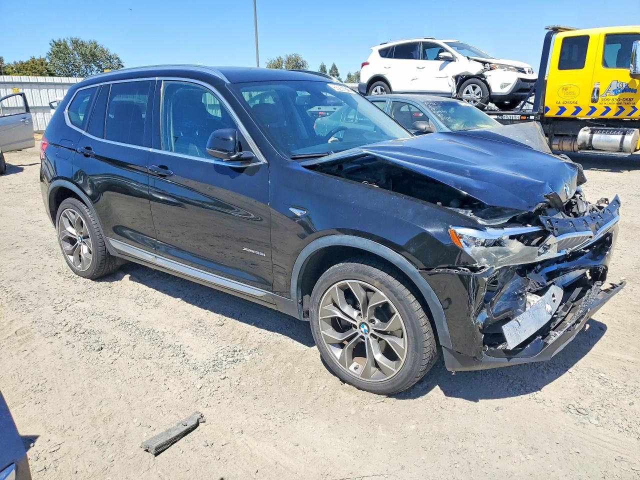 2015 Bmw X3 Xdrive35i Black vin: 5UXWX7C53F0K32184
