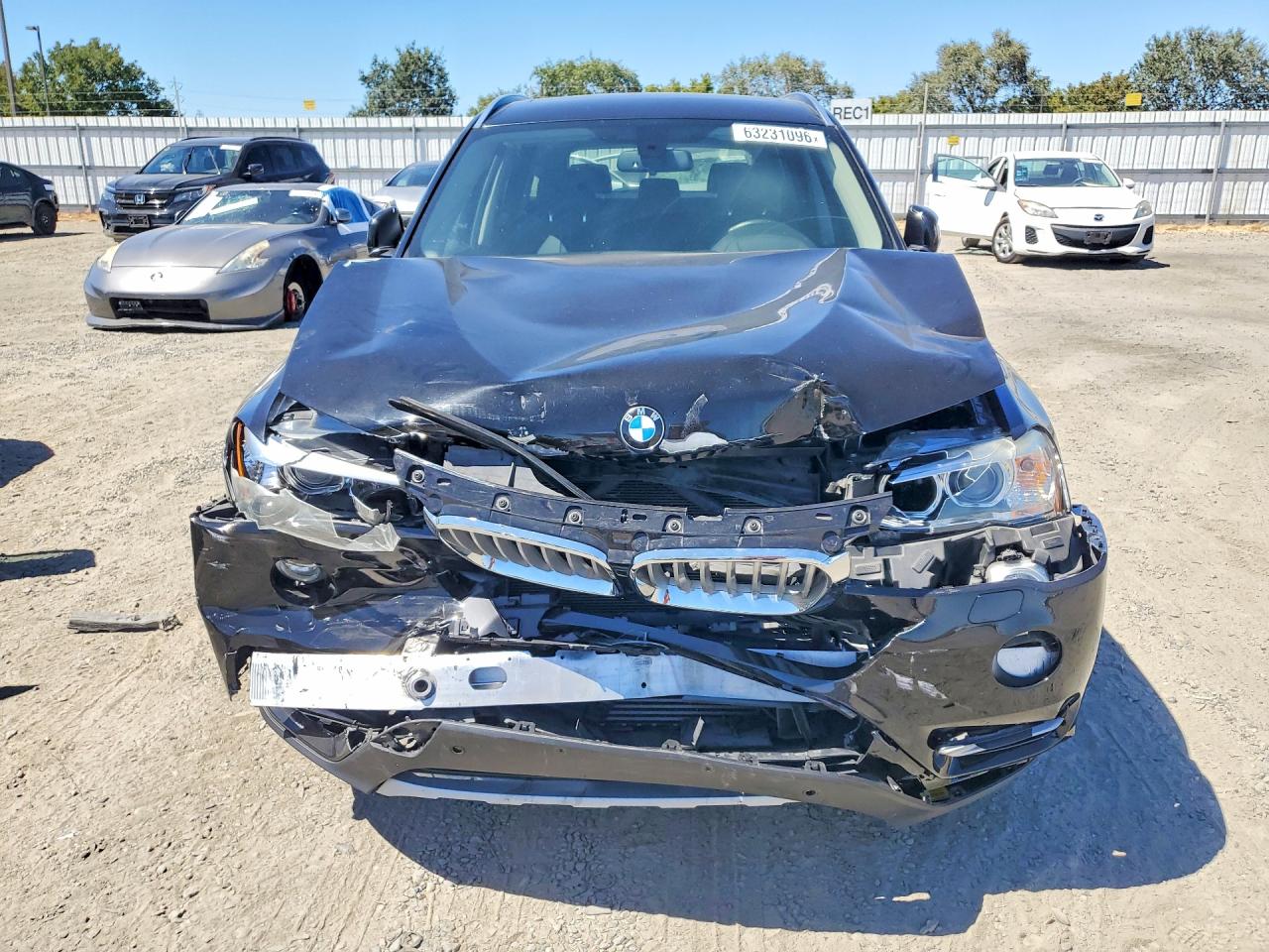 2015 Bmw X3 Xdrive35i Black vin: 5UXWX7C53F0K32184