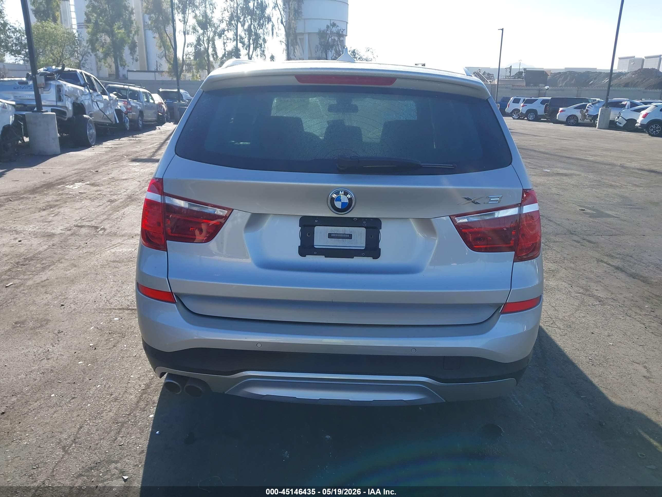 2015 Bmw X3 Xdrive35i Champagne vin: 5UXWX7C53F0K33920