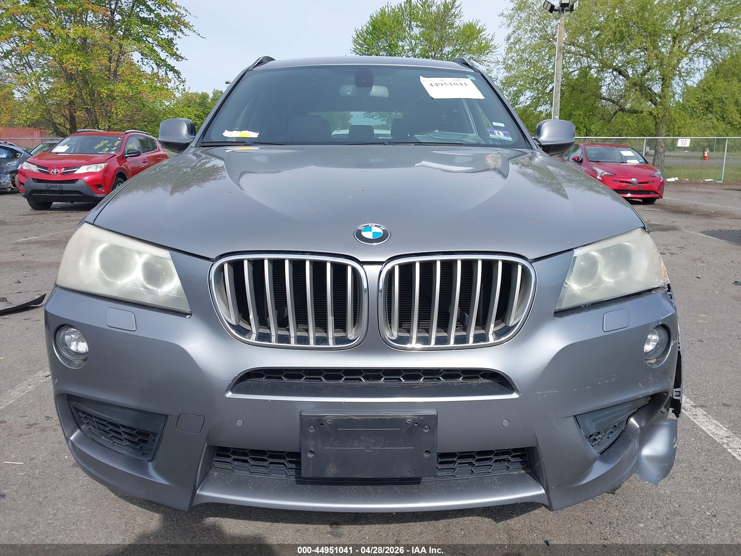 2011 Bmw X3 Xdrive35i Gray vin: 5UXWX7C54BL732475