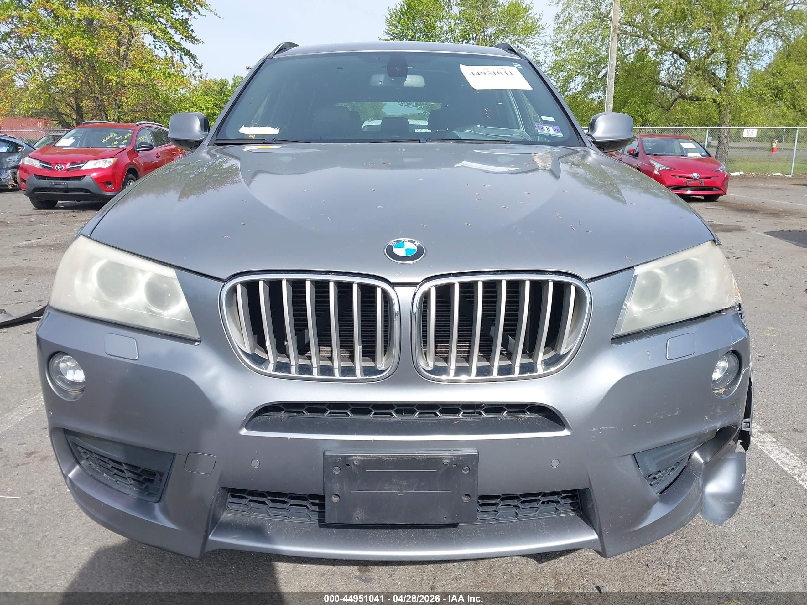 2011 Bmw X3 Xdrive35i Gray vin: 5UXWX7C54BL732475