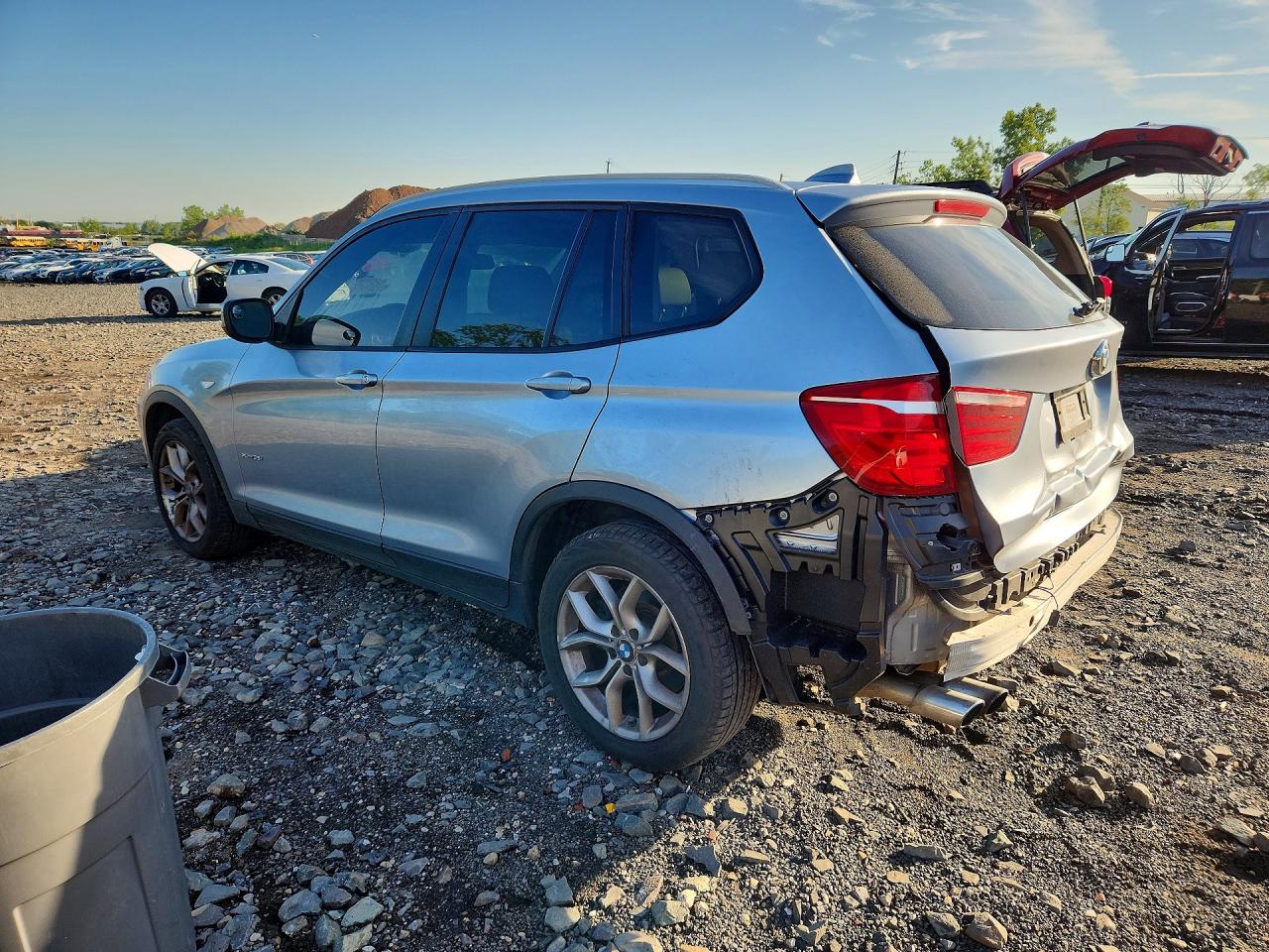 2011 Bmw X3 Xdrive35i Gray vin: 5UXWX7C54BL734744