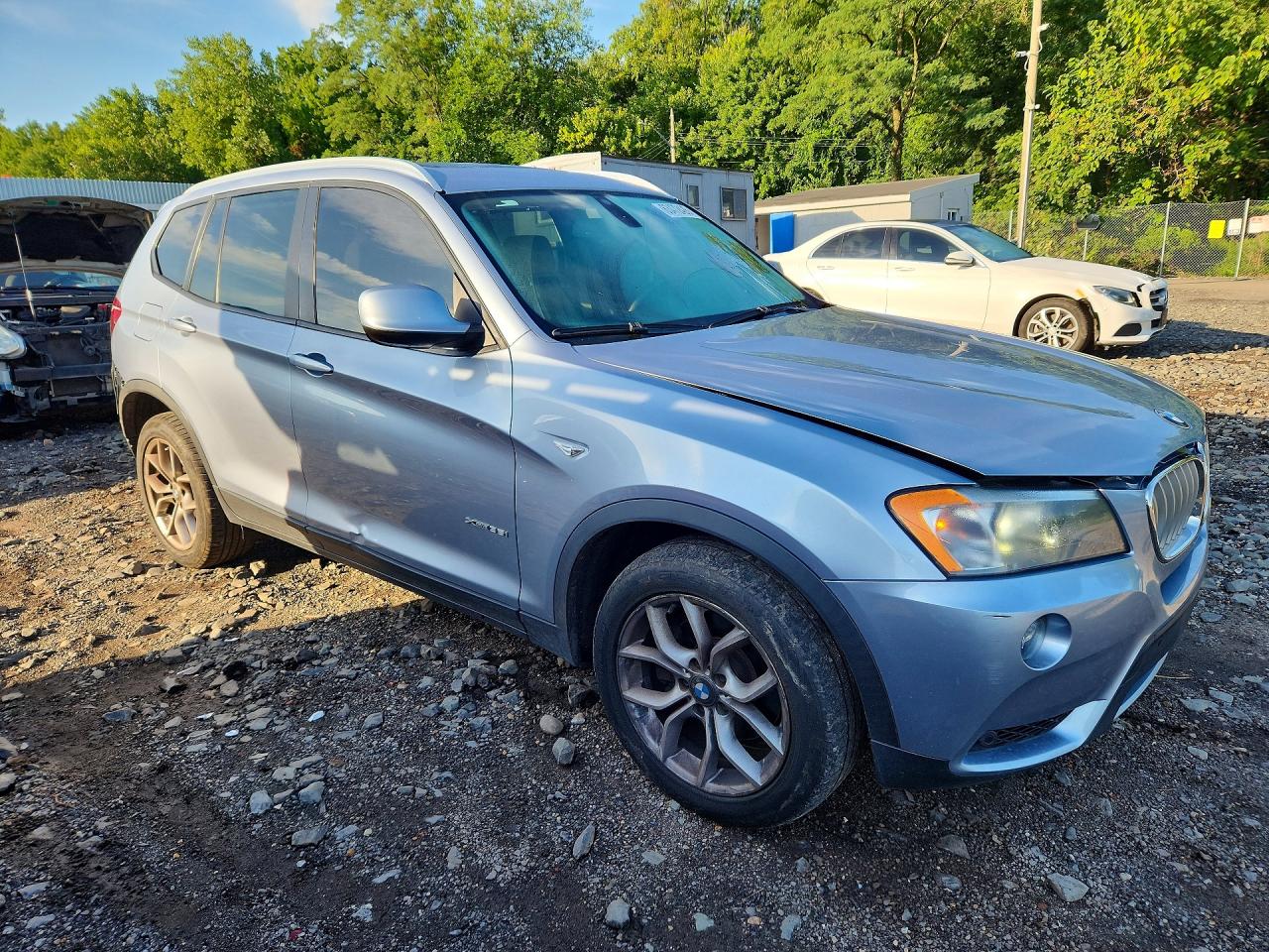 2011 Bmw X3 Xdrive35i Gray vin: 5UXWX7C54BL734744