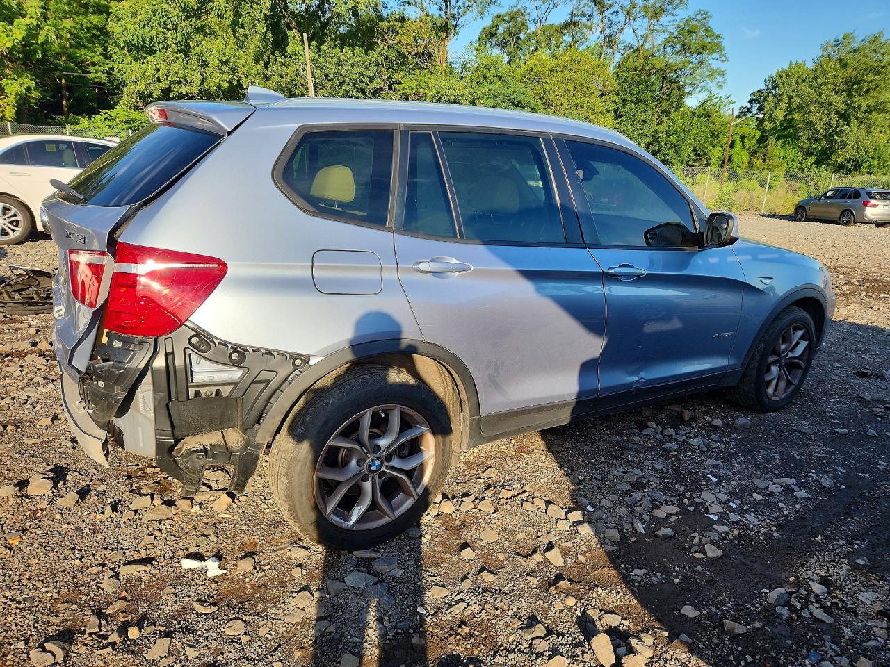 2011 Bmw X3 Xdrive35i Gray vin: 5UXWX7C54BL734744