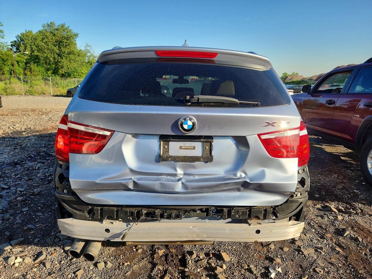 2011 Bmw X3 Xdrive35i Gray vin: 5UXWX7C54BL734744