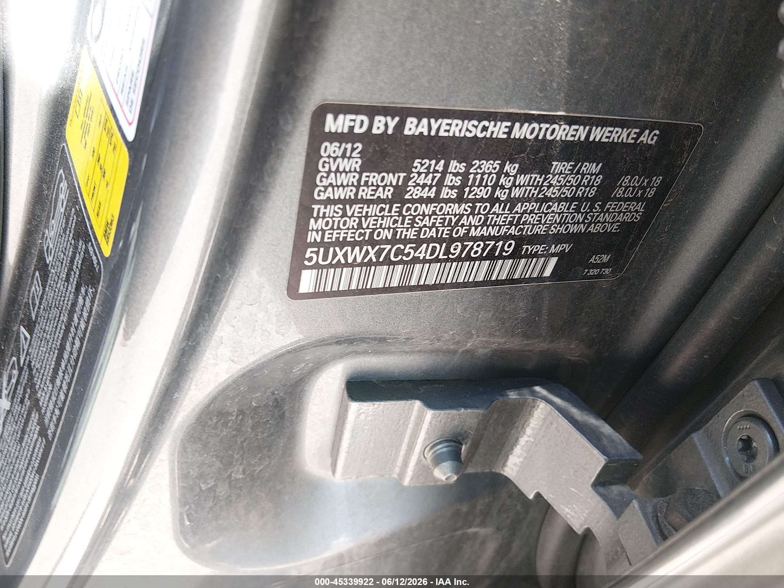 2013 Bmw X3 Xdrive35i Silver vin: 5UXWX7C54DL978719