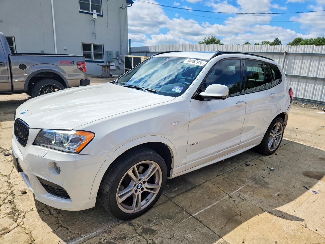 2014 Bmw X3 Xdrive35i White vin: 5UXWX7C54E0E75102
