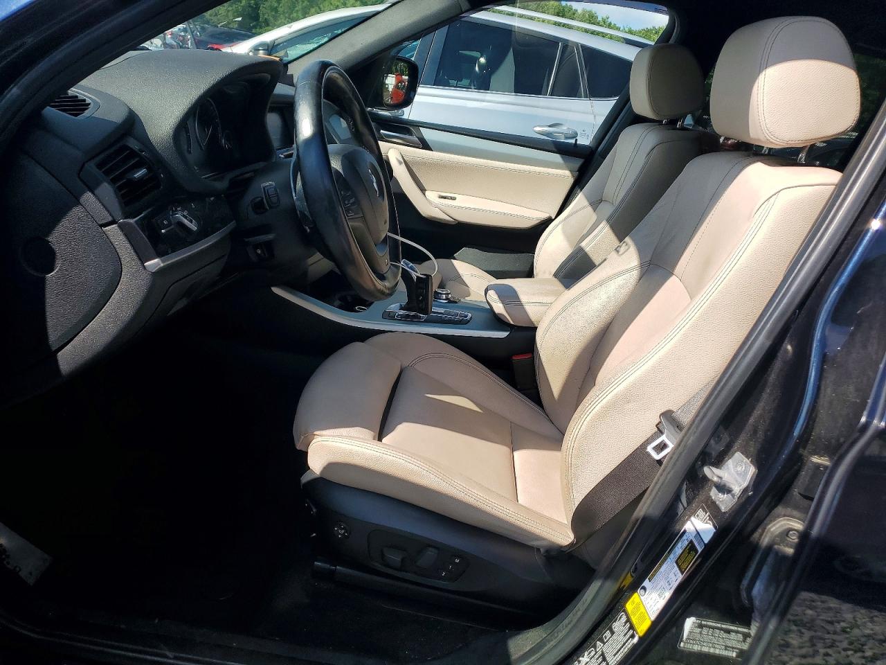 2014 Bmw X3 Xdrive35i Blue vin: 5UXWX7C54E0E79828