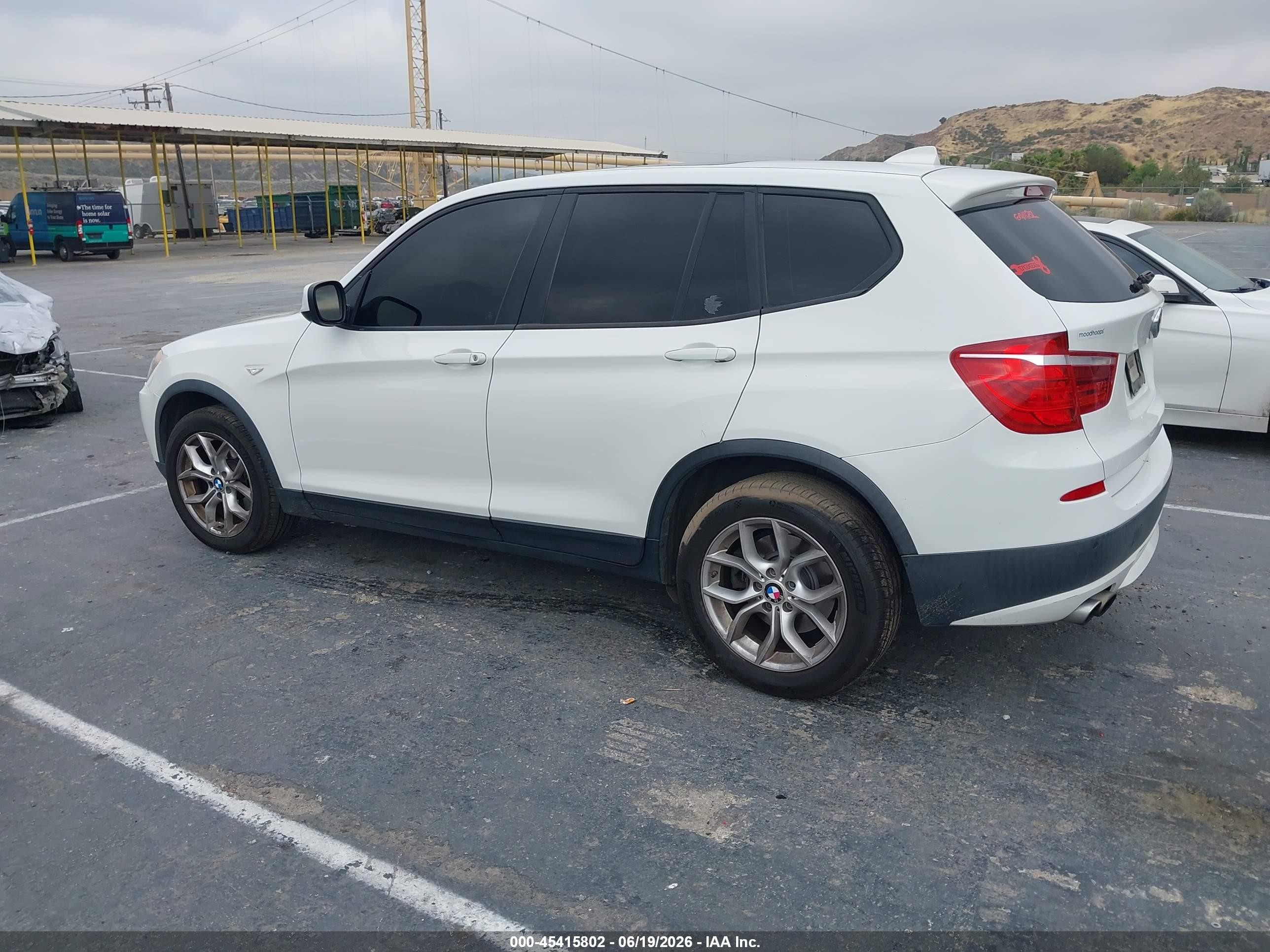 2014 Bmw X3 Xdrive35i White vin: 5UXWX7C54E0E80428