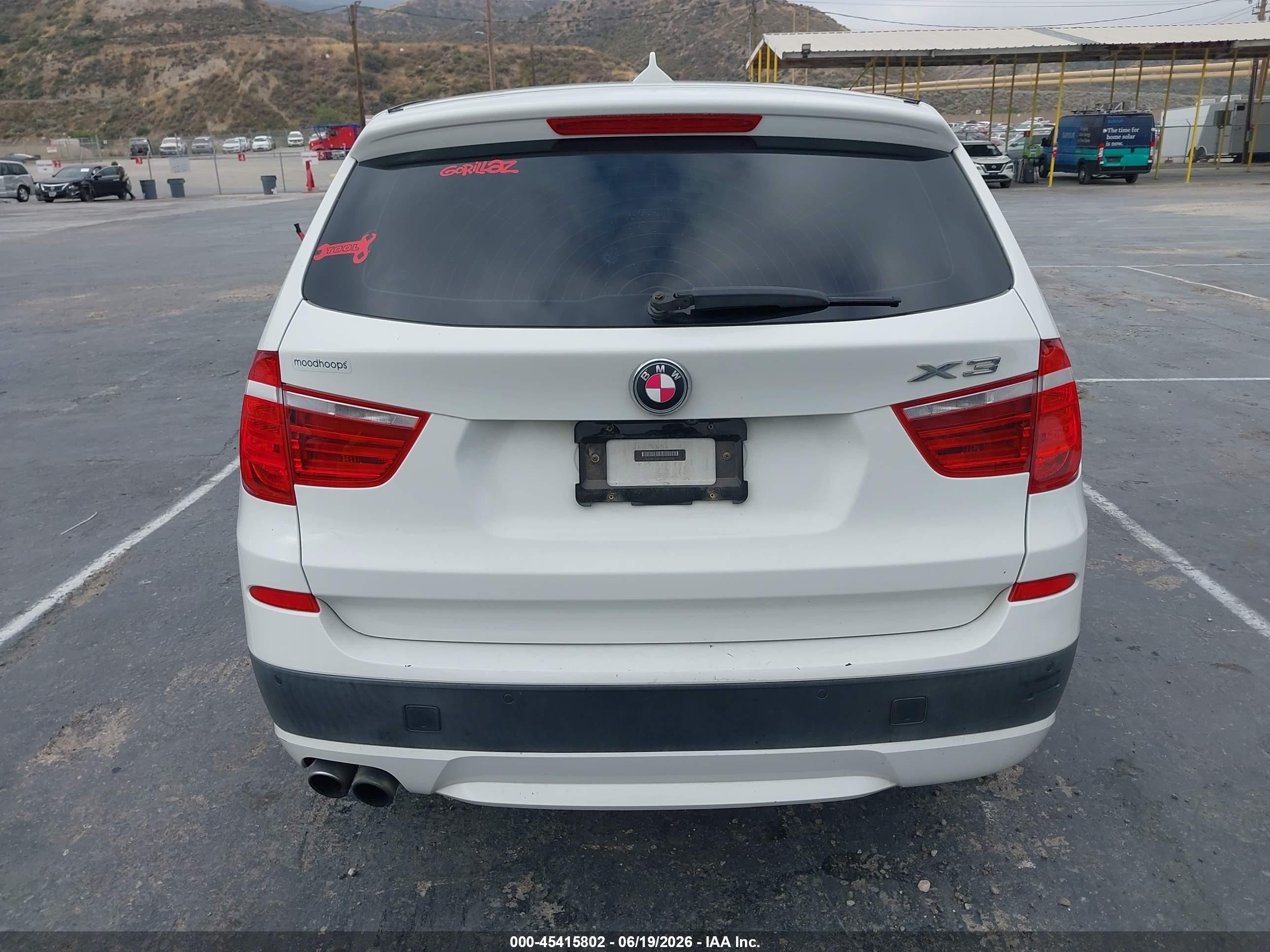 2014 Bmw X3 Xdrive35i White vin: 5UXWX7C54E0E80428