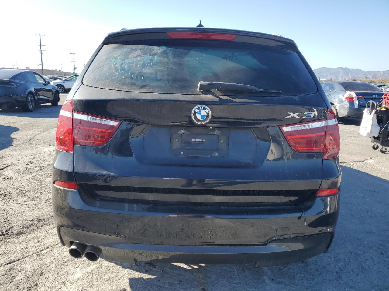 2015 Bmw Motorrad X3 Xdrive35i Black vin: 5UXWX7C54F0K34090
