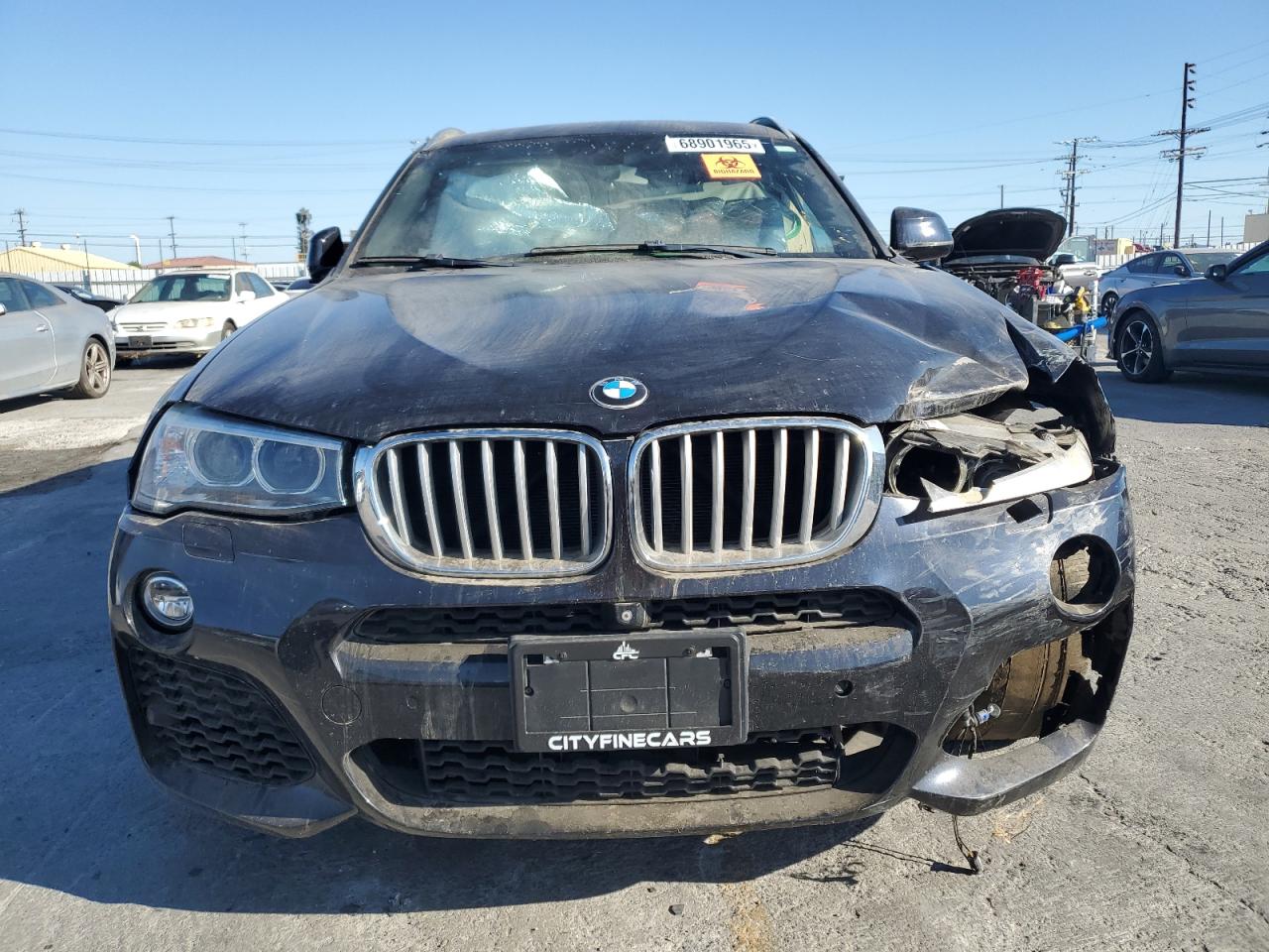 2015 Bmw Motorrad X3 Xdrive35i Black vin: 5UXWX7C54F0K34090