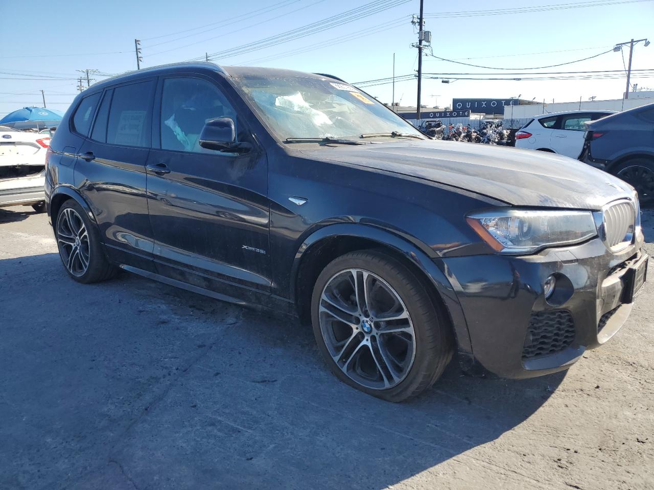 2015 Bmw Motorrad X3 Xdrive35i Black vin: 5UXWX7C54F0K34090