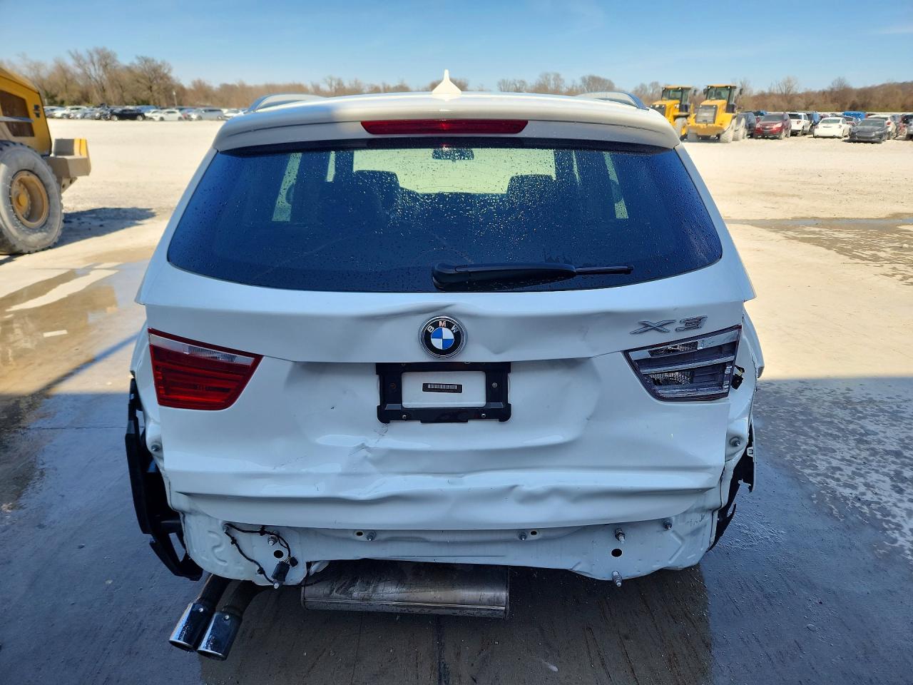 2016 Bmw X3 Xdrive35i Белый vin: 5UXWX7C54G0R17120