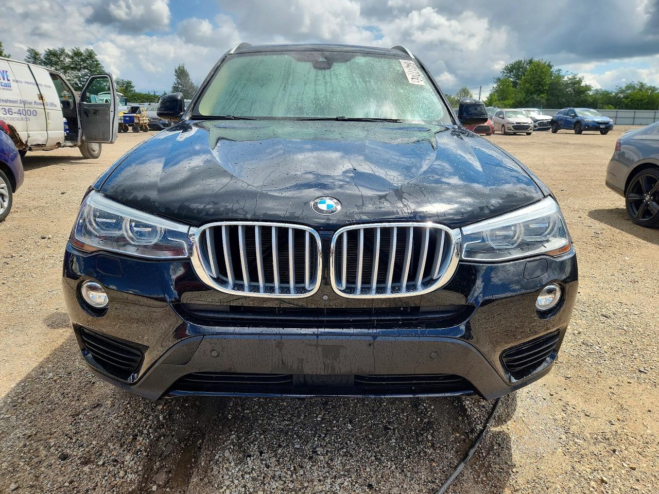 2017 Bmw X3 Xdrive35i Черный vin: 5UXWX7C54H0S18913