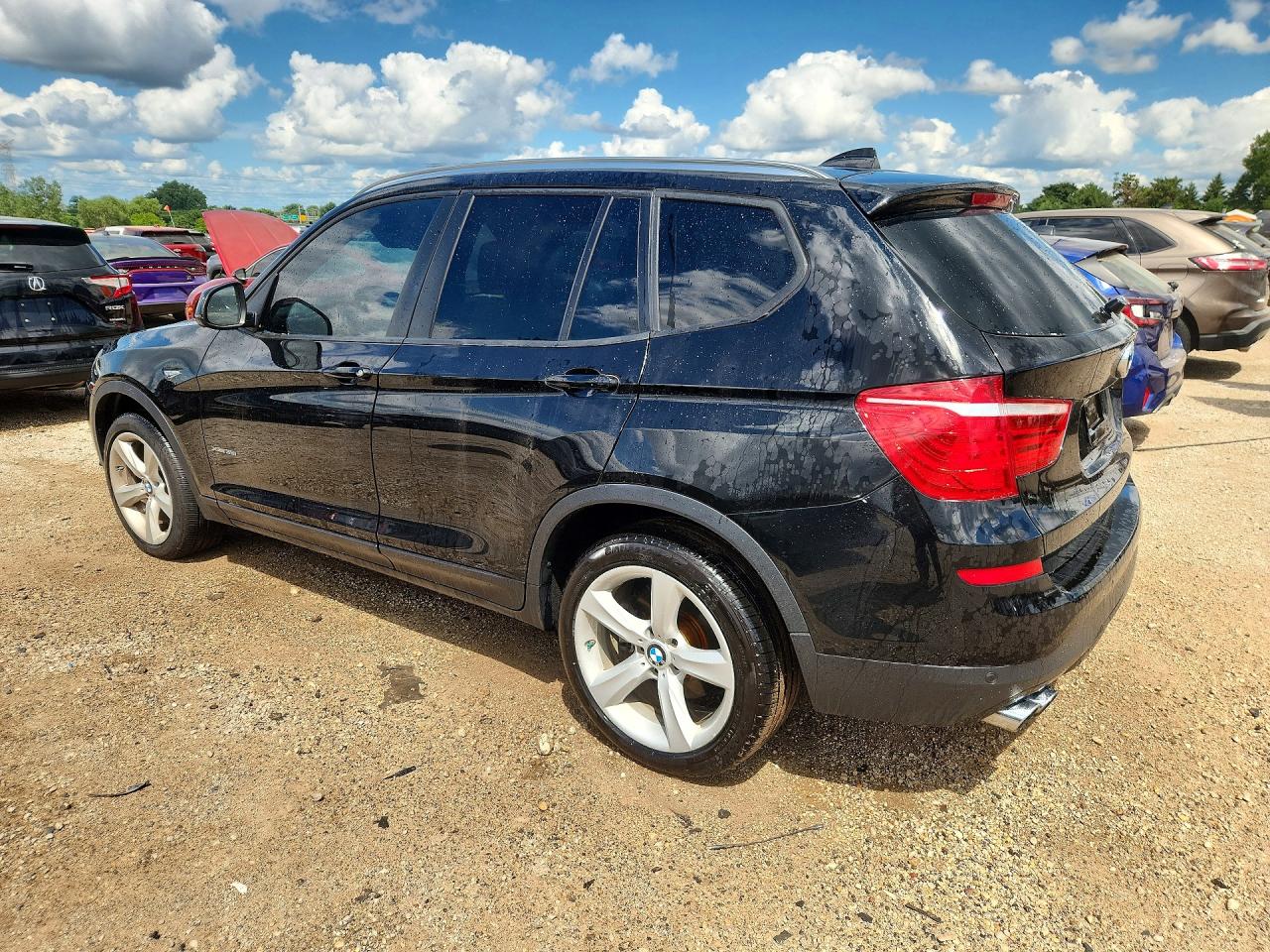 2017 Bmw X3 Xdrive35i Черный vin: 5UXWX7C54H0S18913