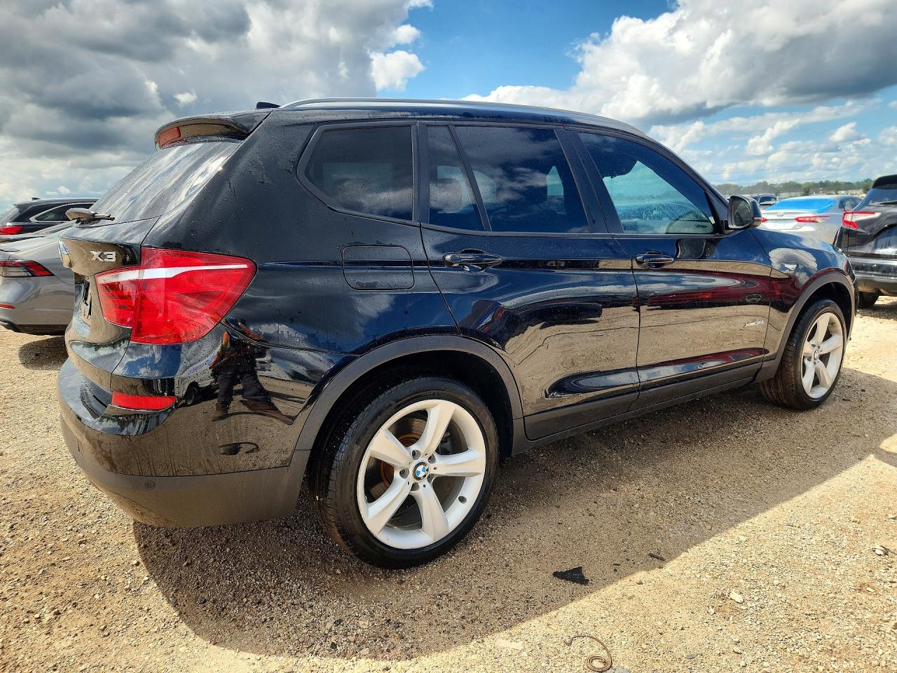 2017 Bmw X3 Xdrive35i Черный vin: 5UXWX7C54H0S18913