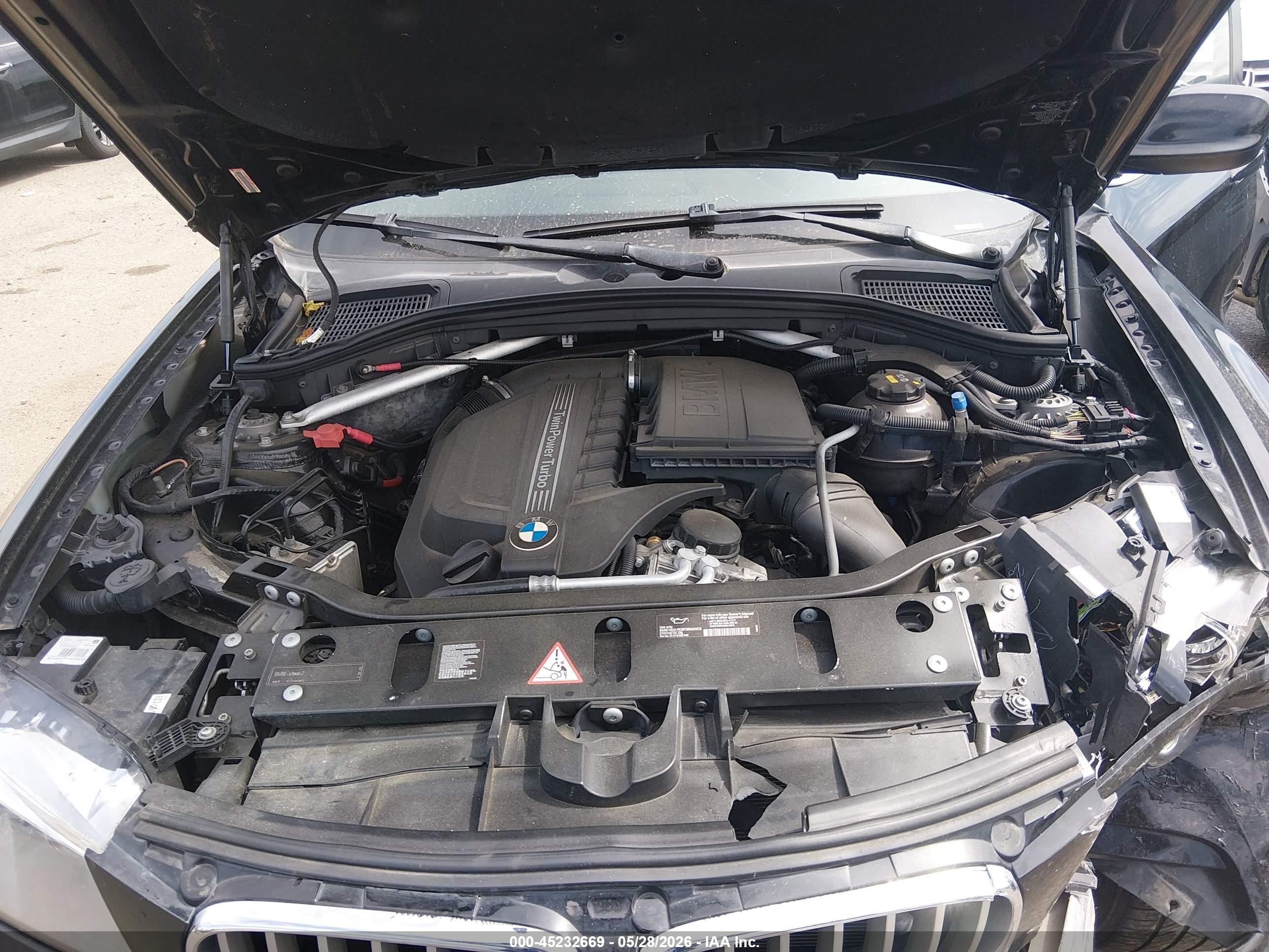 2011 Bmw X3 Xdrive35i Black vin: 5UXWX7C55BL731139