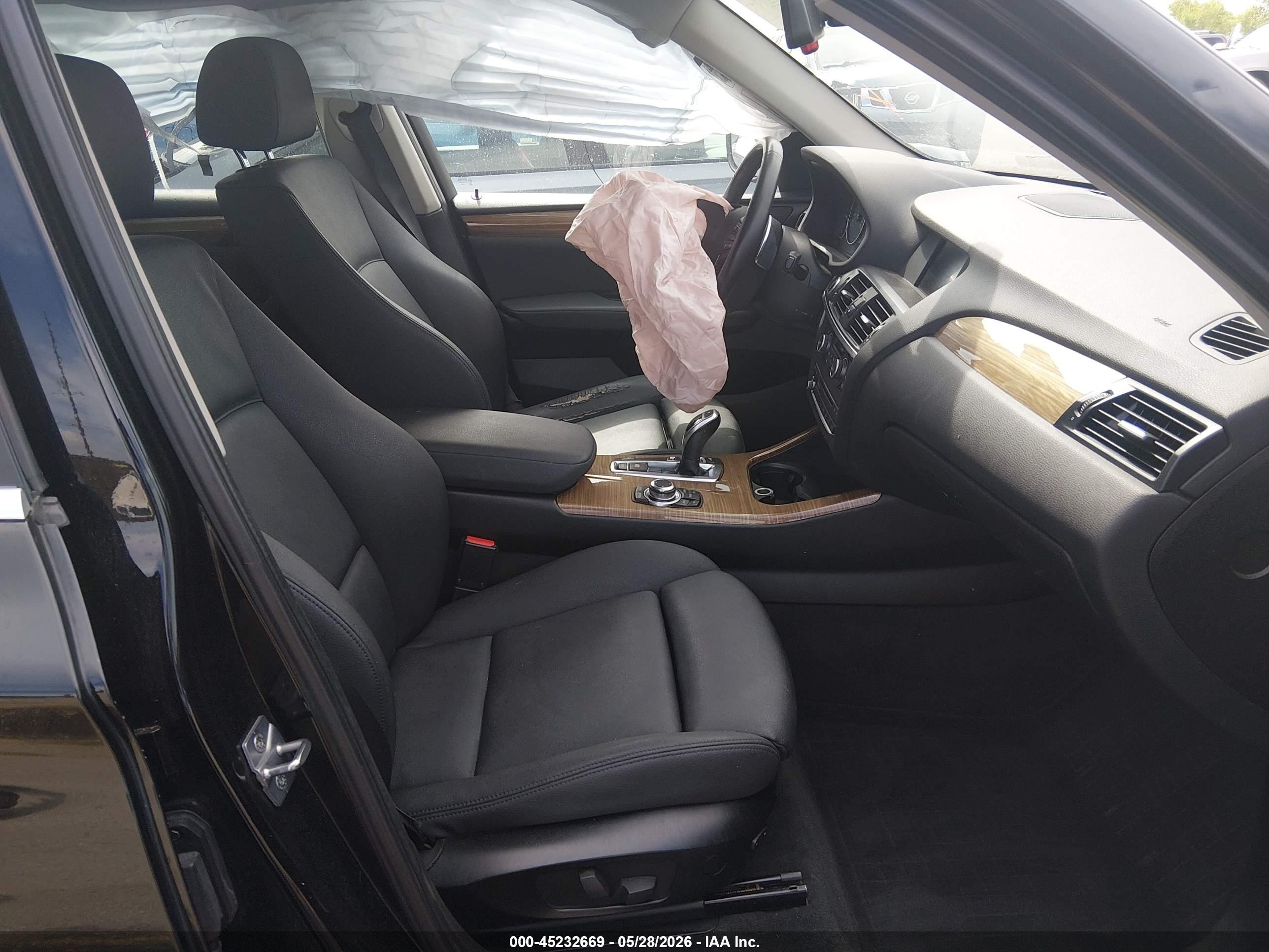 2011 Bmw X3 Xdrive35i Black vin: 5UXWX7C55BL731139