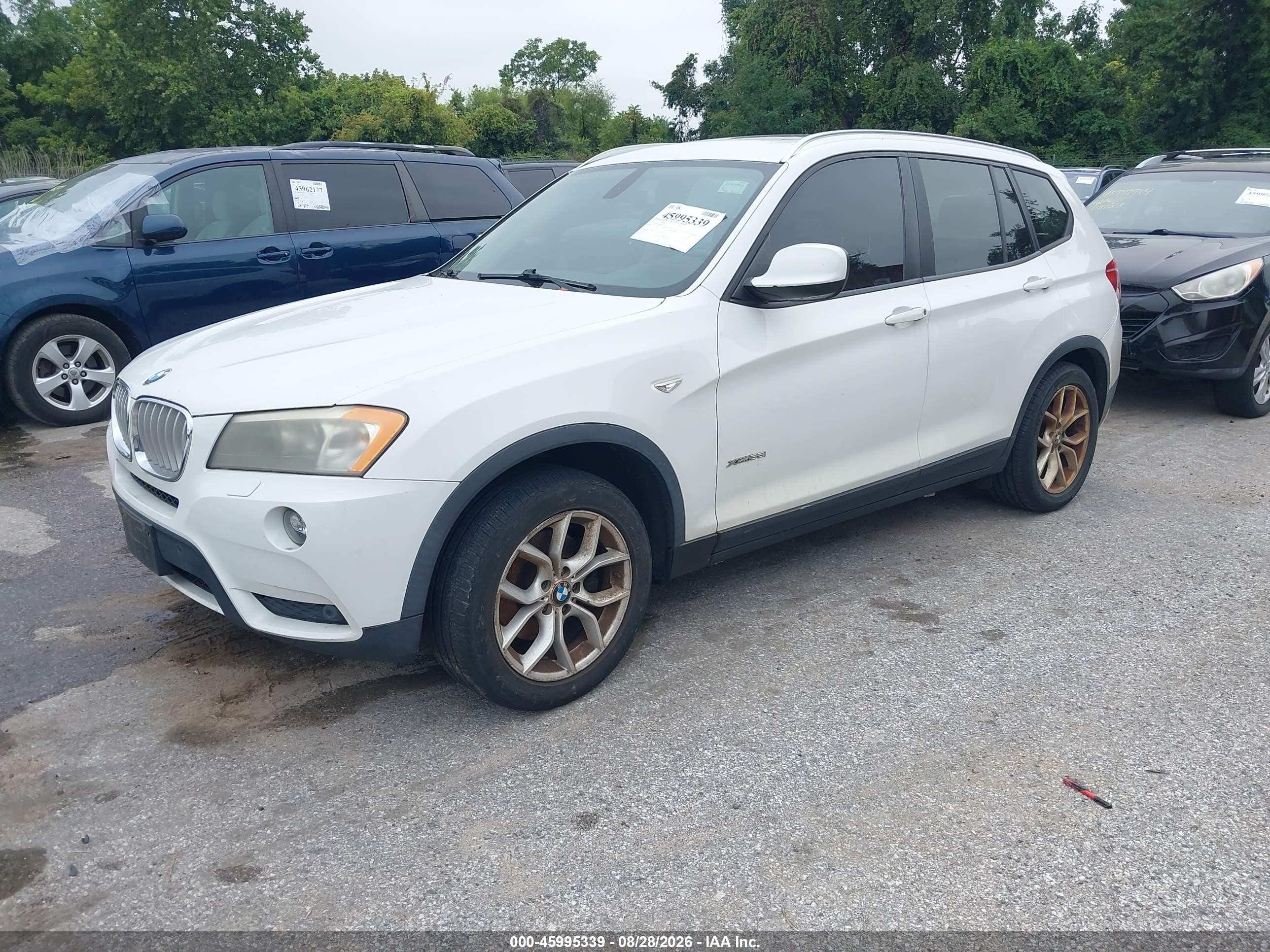 2011 Bmw X3 Xdrive35i Белый vin: 5UXWX7C55BL734929