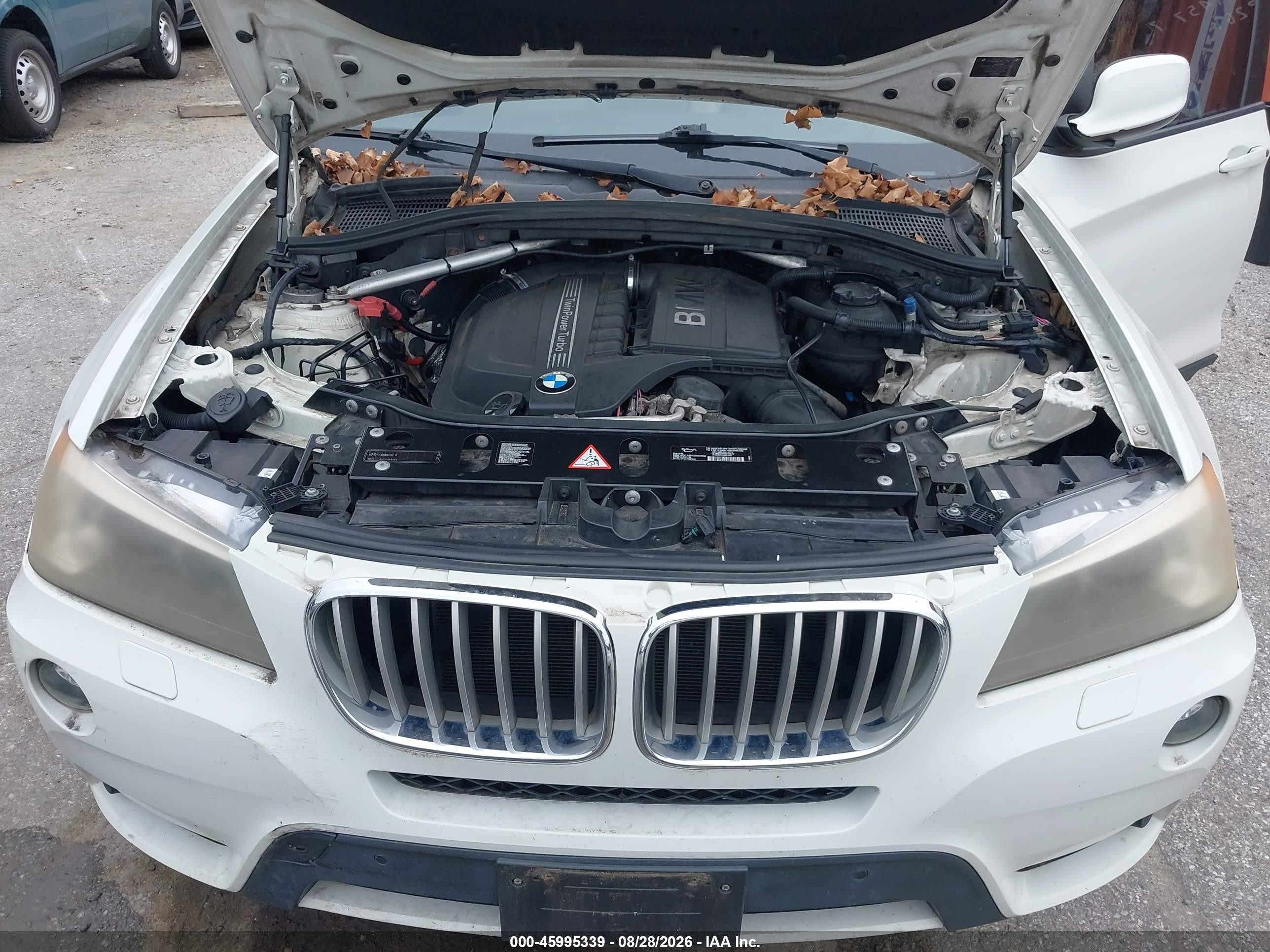 2011 Bmw X3 Xdrive35i Белый vin: 5UXWX7C55BL734929