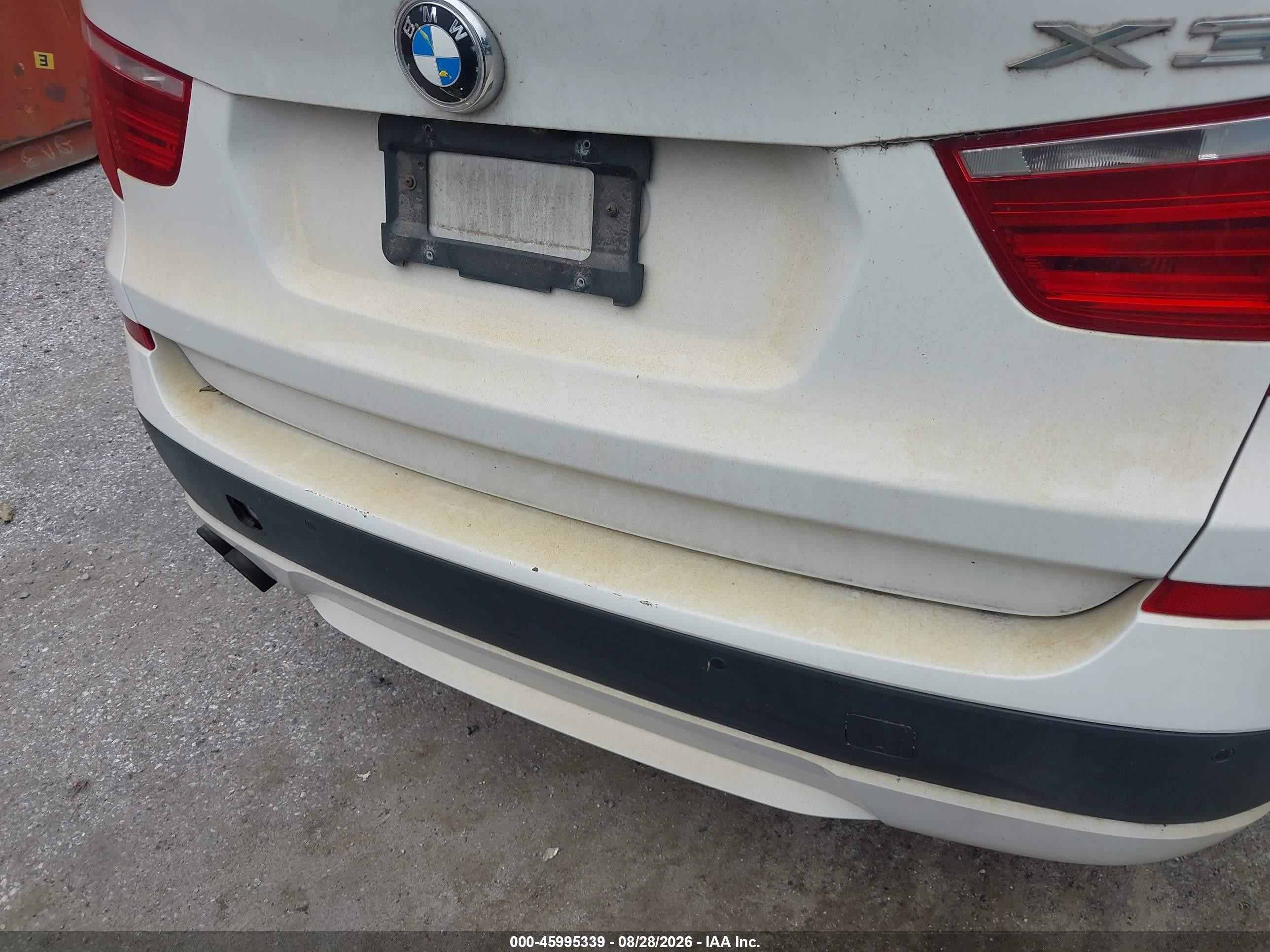 2011 Bmw X3 Xdrive35i Белый vin: 5UXWX7C55BL734929