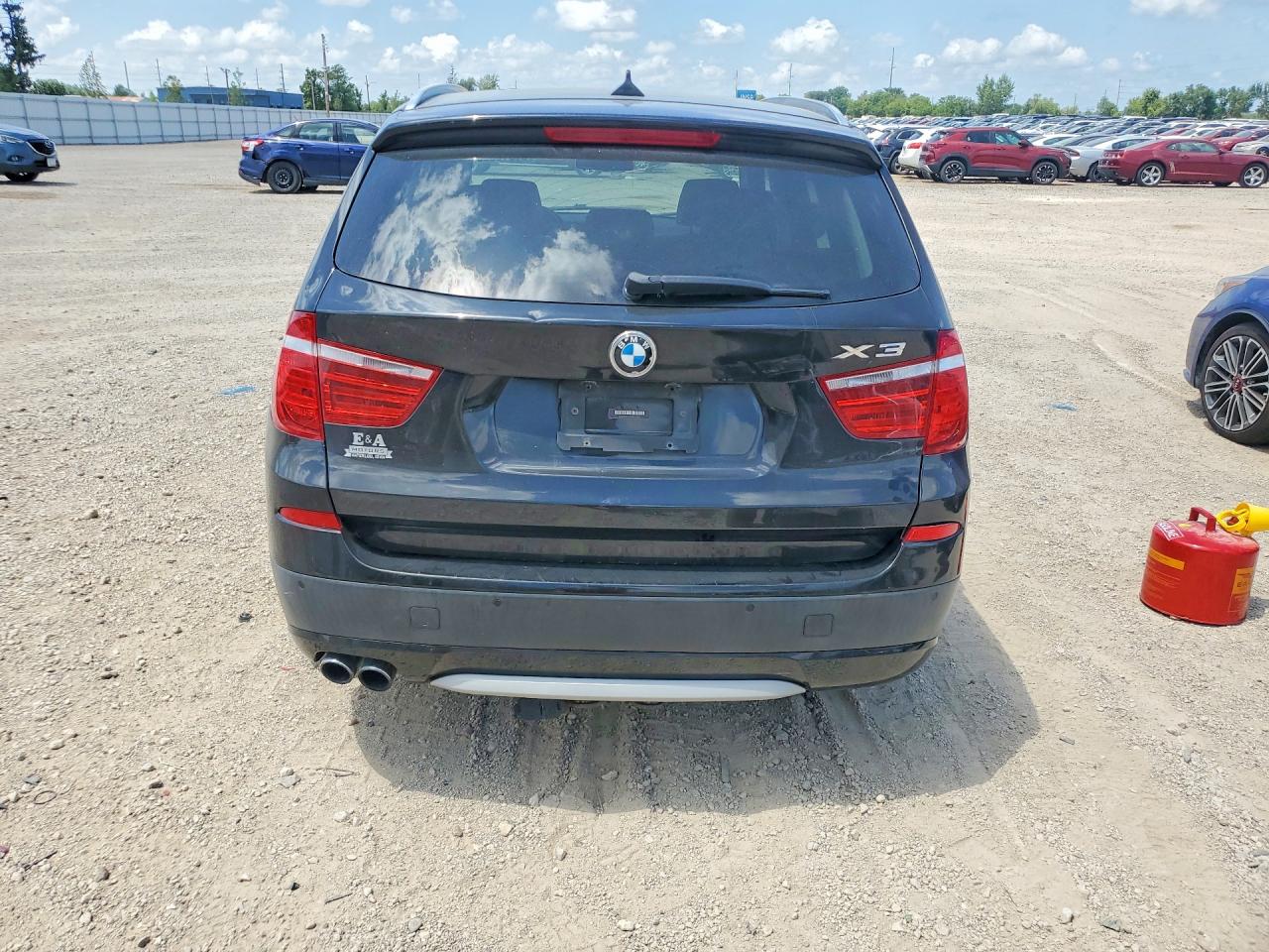 2011 Bmw X3 Xdrive35i Black vin: 5UXWX7C55BLL15317