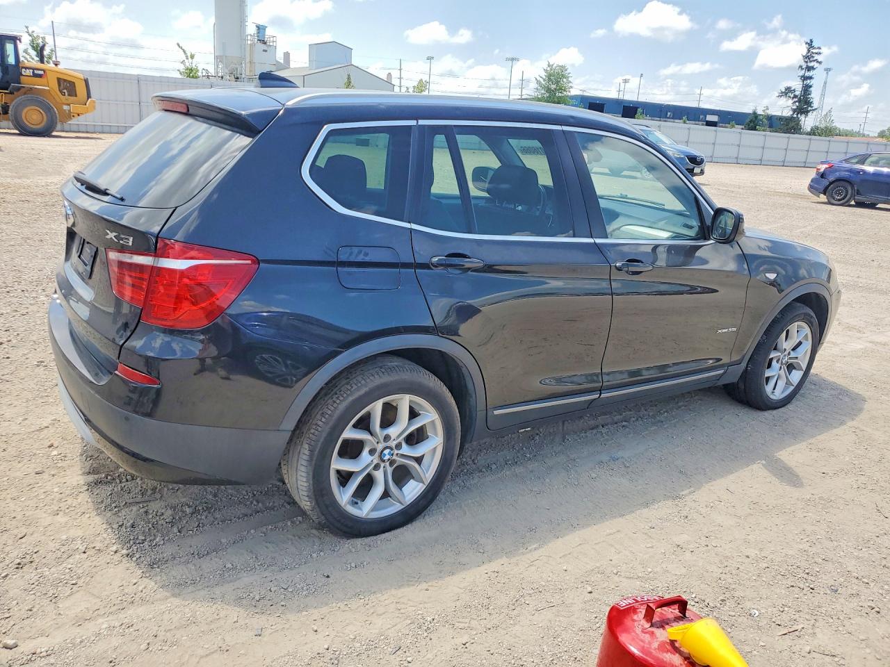 2011 Bmw X3 Xdrive35i Black vin: 5UXWX7C55BLL15317