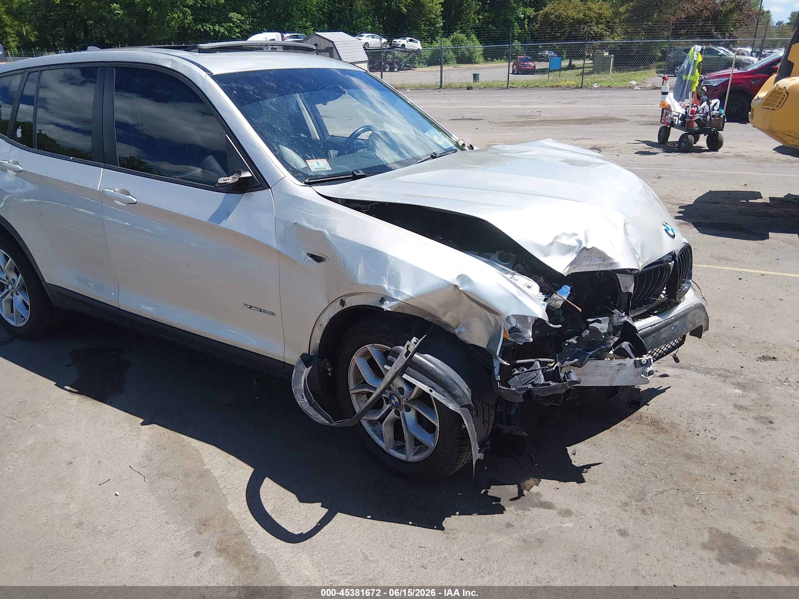 2014 Bmw X3 Xdrive35i Gold vin: 5UXWX7C55E0E77991