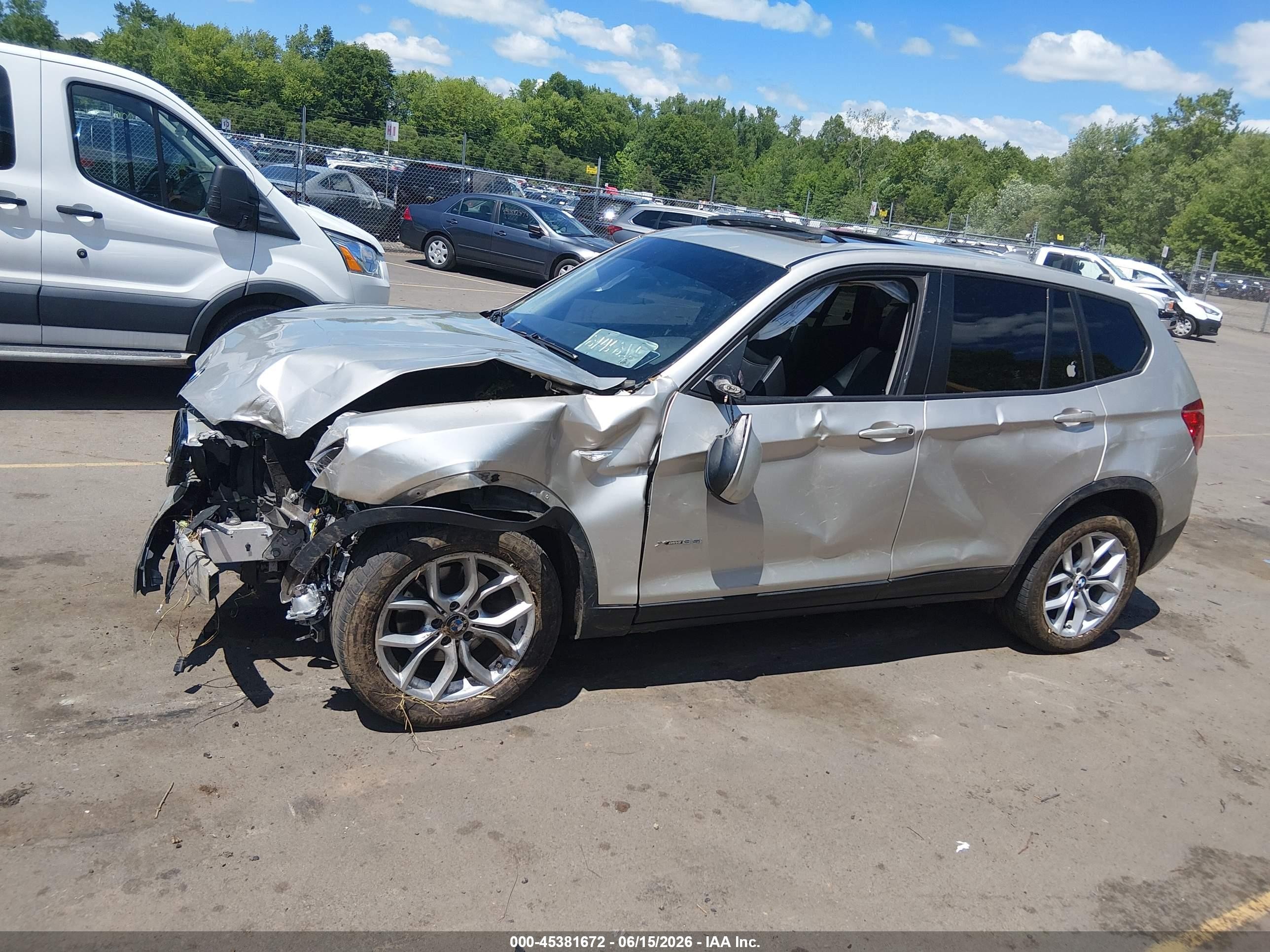 2014 Bmw X3 Xdrive35i Gold vin: 5UXWX7C55E0E77991