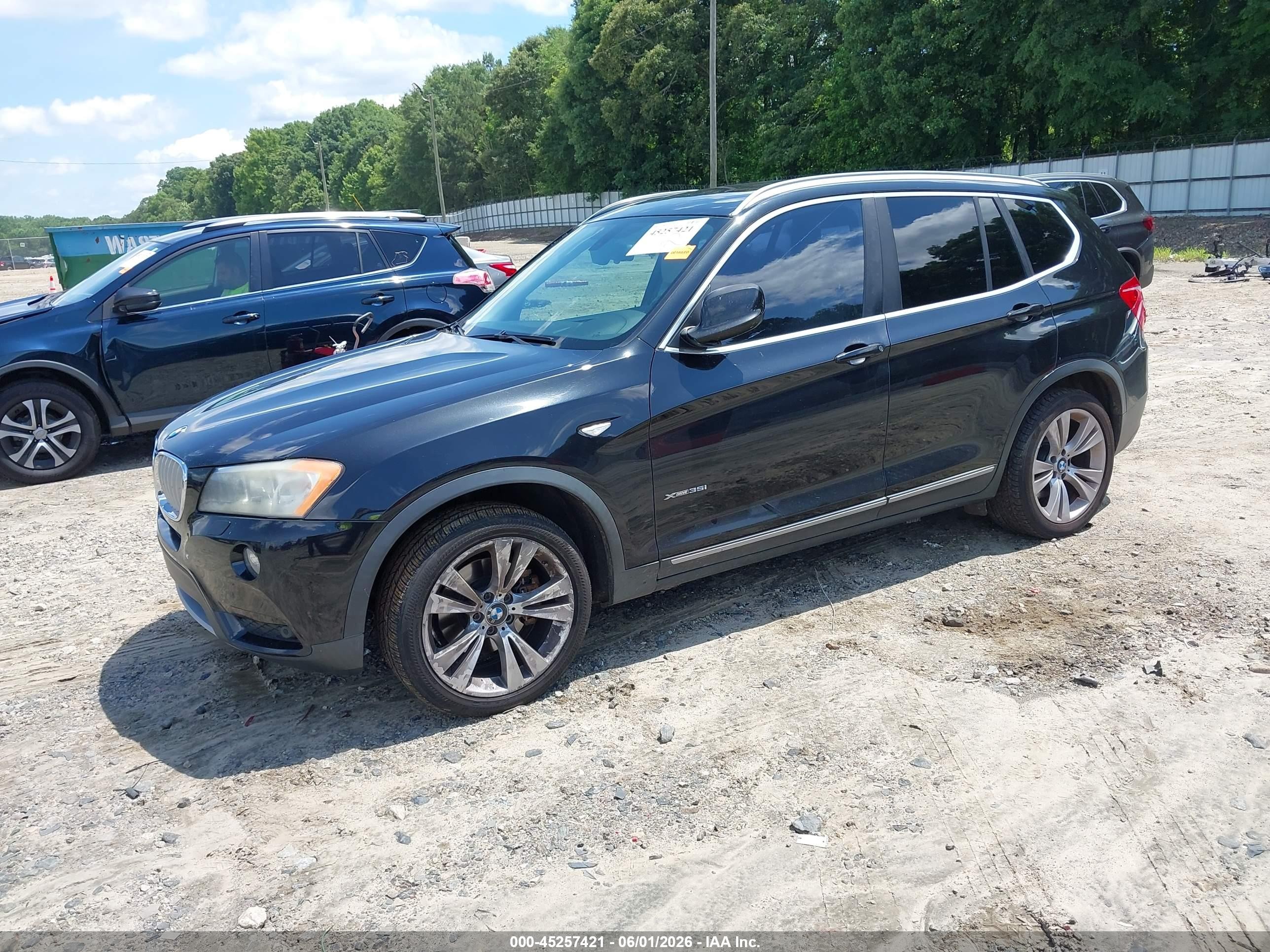 2014 Bmw X3 Xdrive35i Черный vin: 5UXWX7C55E0E79899