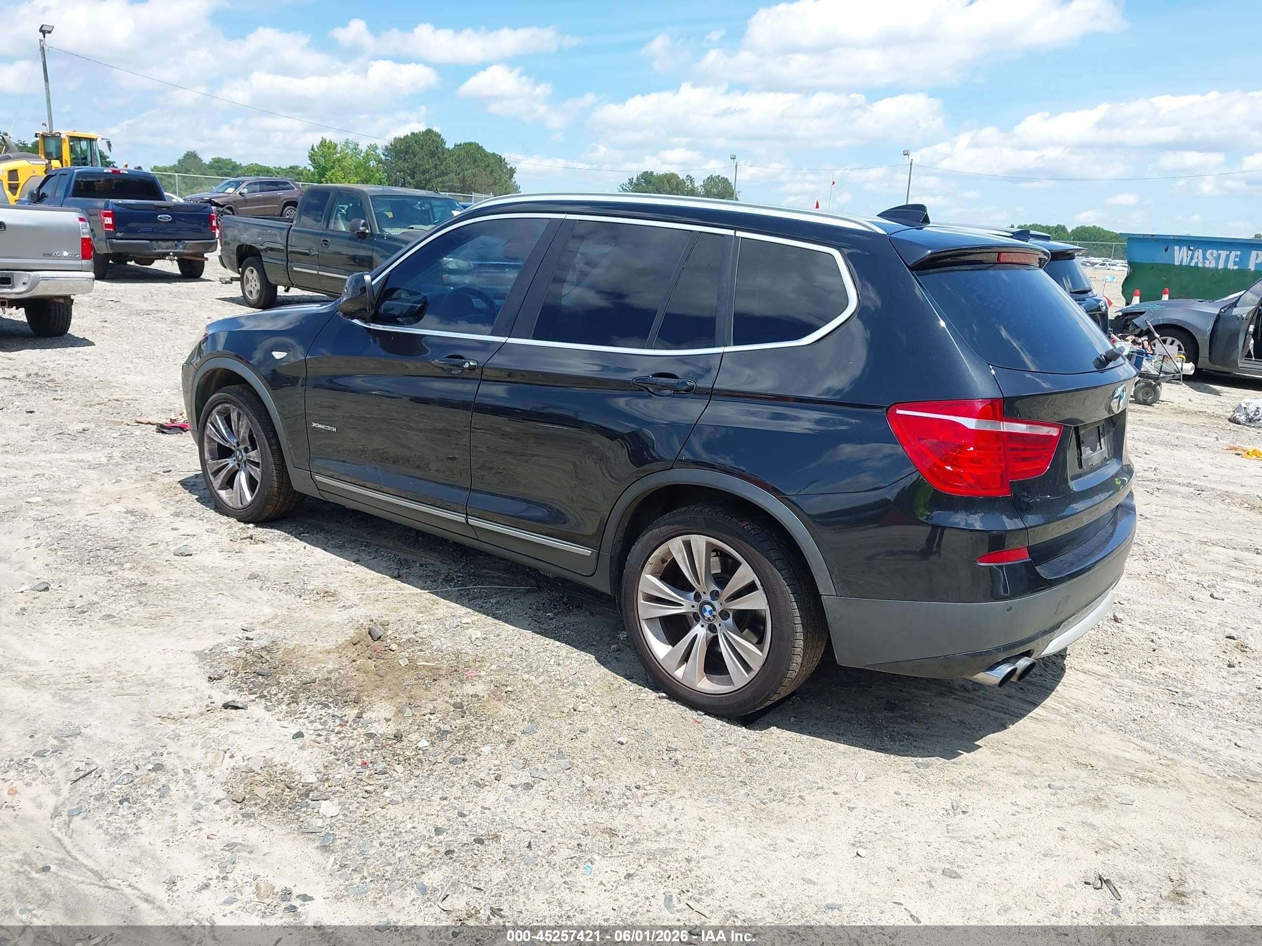 2014 Bmw X3 Xdrive35i Черный vin: 5UXWX7C55E0E79899