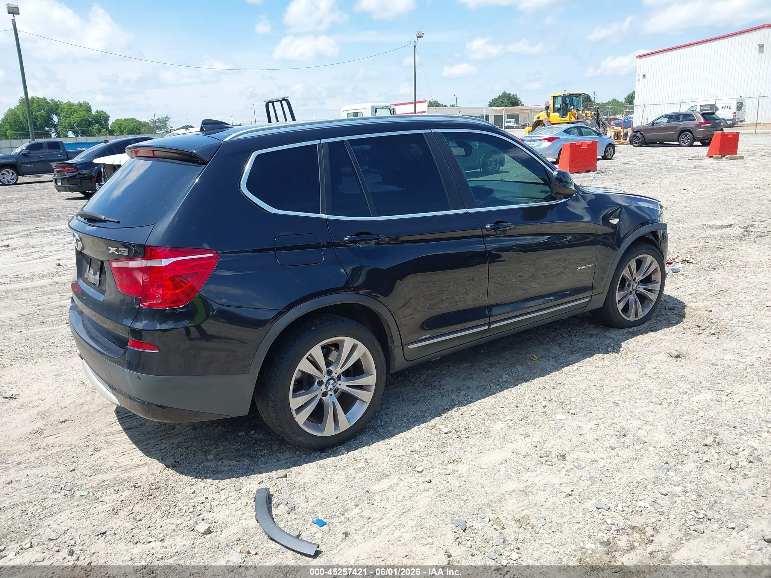 2014 Bmw X3 Xdrive35i Черный vin: 5UXWX7C55E0E79899