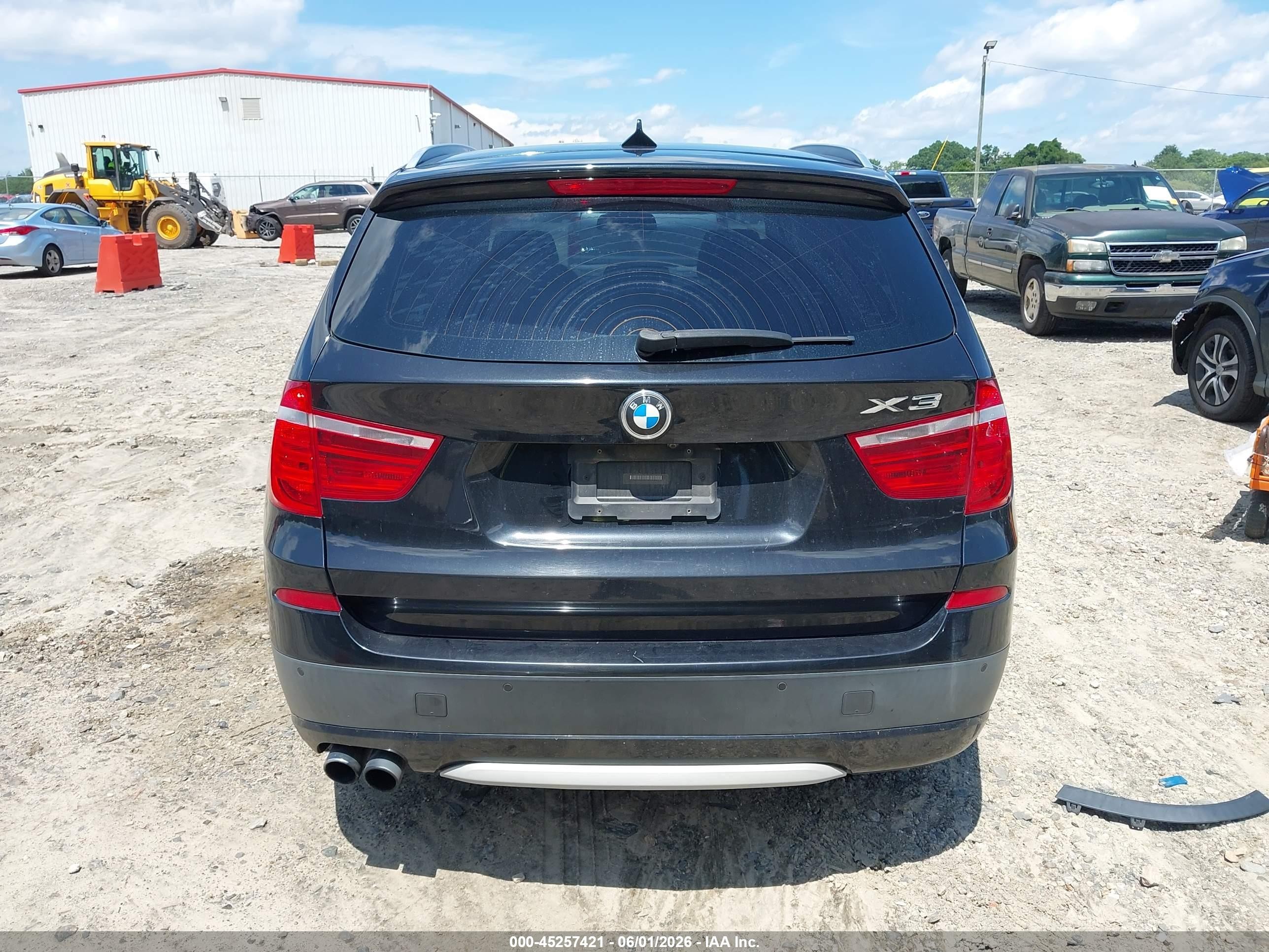 2014 Bmw X3 Xdrive35i Черный vin: 5UXWX7C55E0E79899