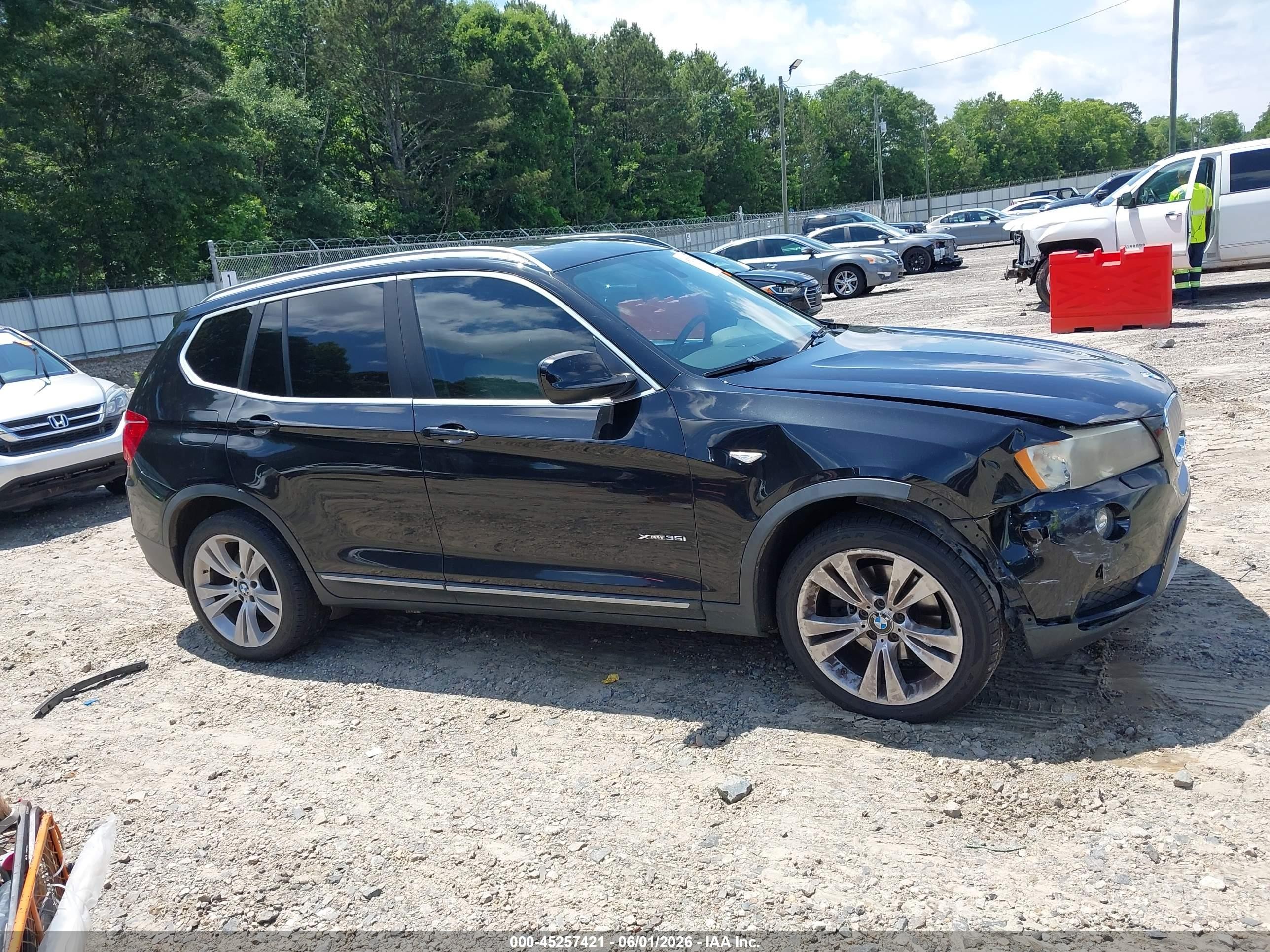2014 Bmw X3 Xdrive35i Черный vin: 5UXWX7C55E0E79899