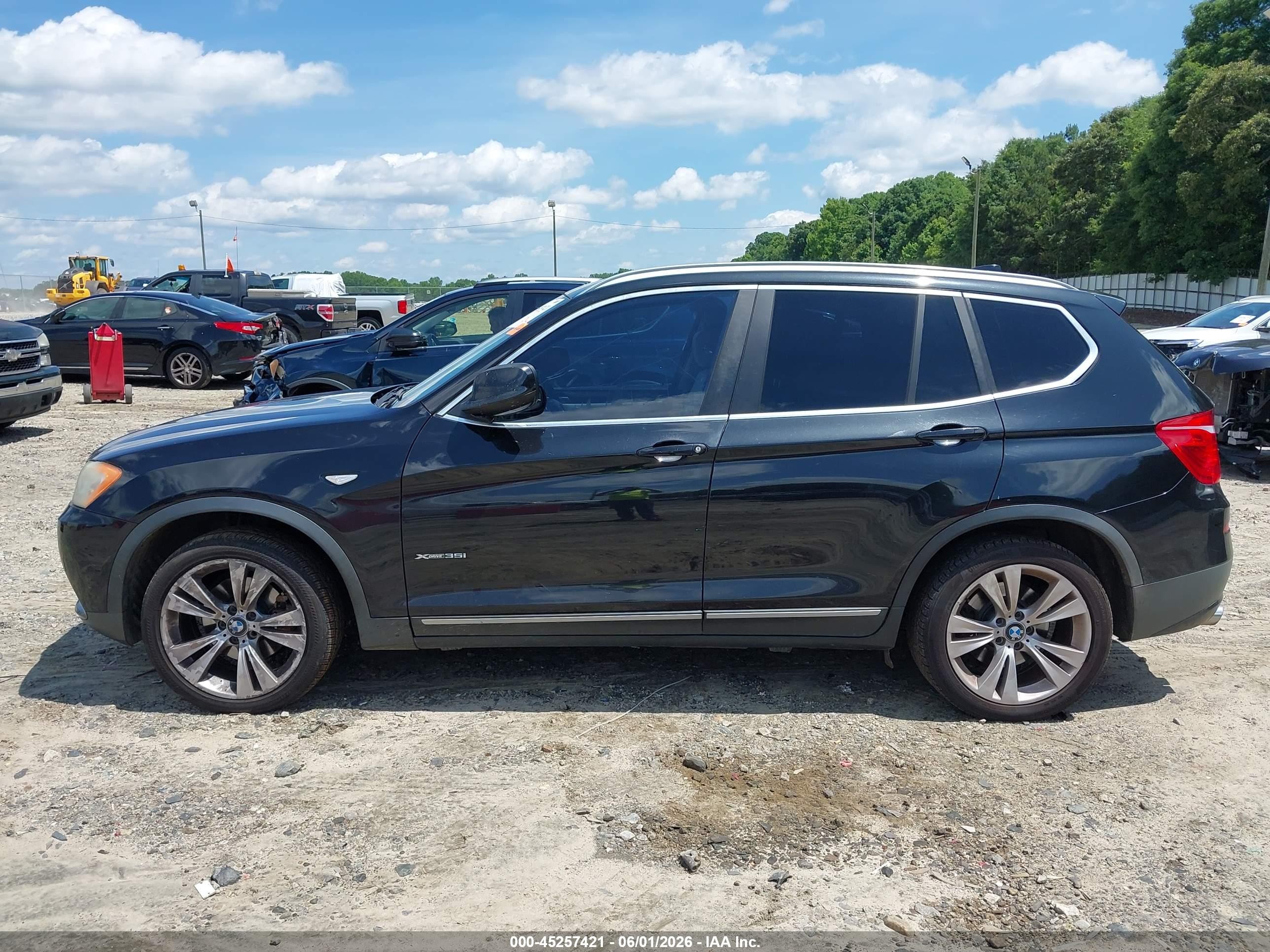 2014 Bmw X3 Xdrive35i Черный vin: 5UXWX7C55E0E79899