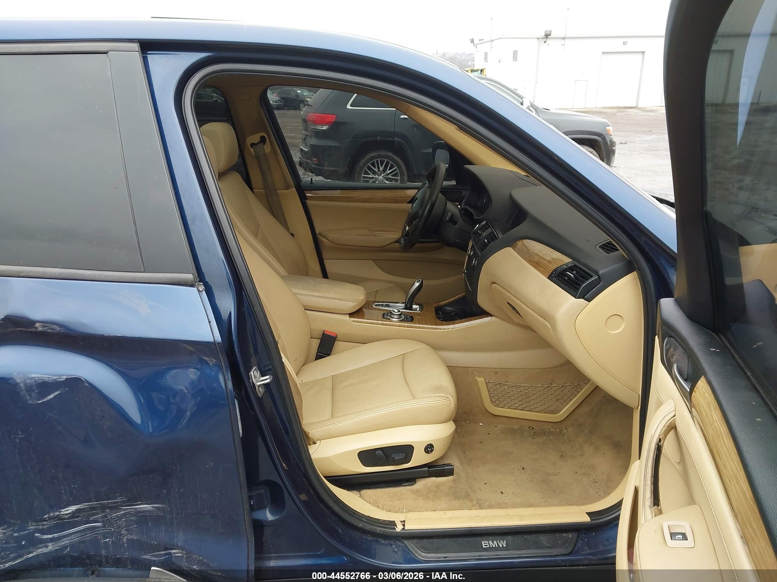 2014 Bmw X3 Xdrive35i Blue vin: 5UXWX7C55EL984305